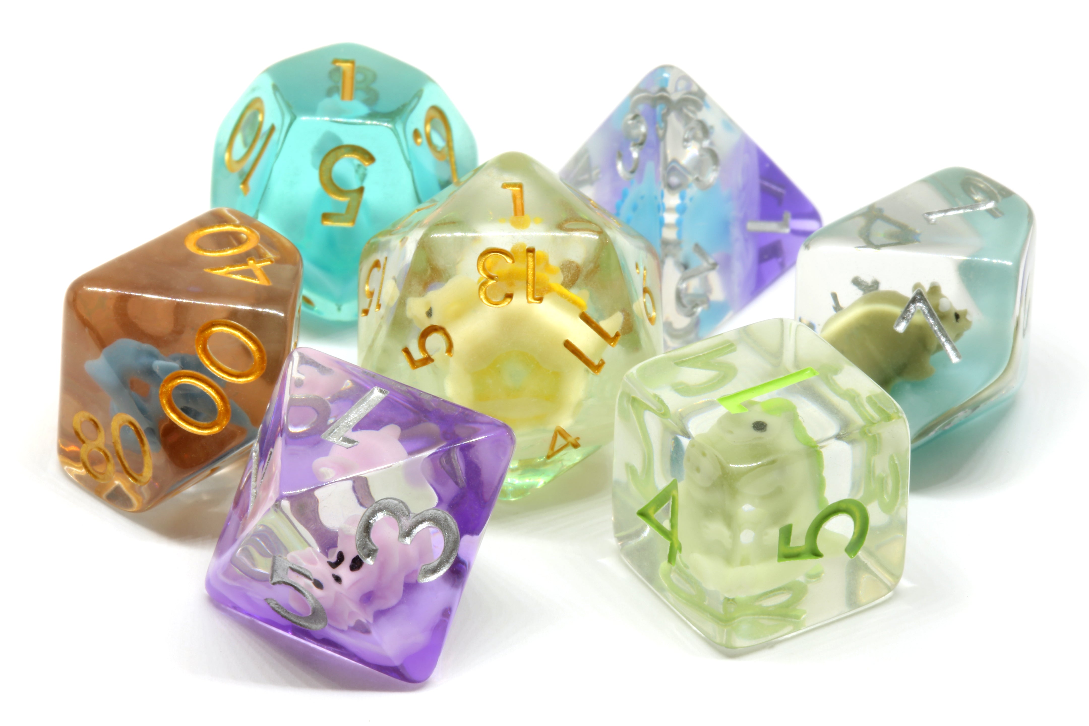 Dinosaur mix dice set - The Wizard's Vault