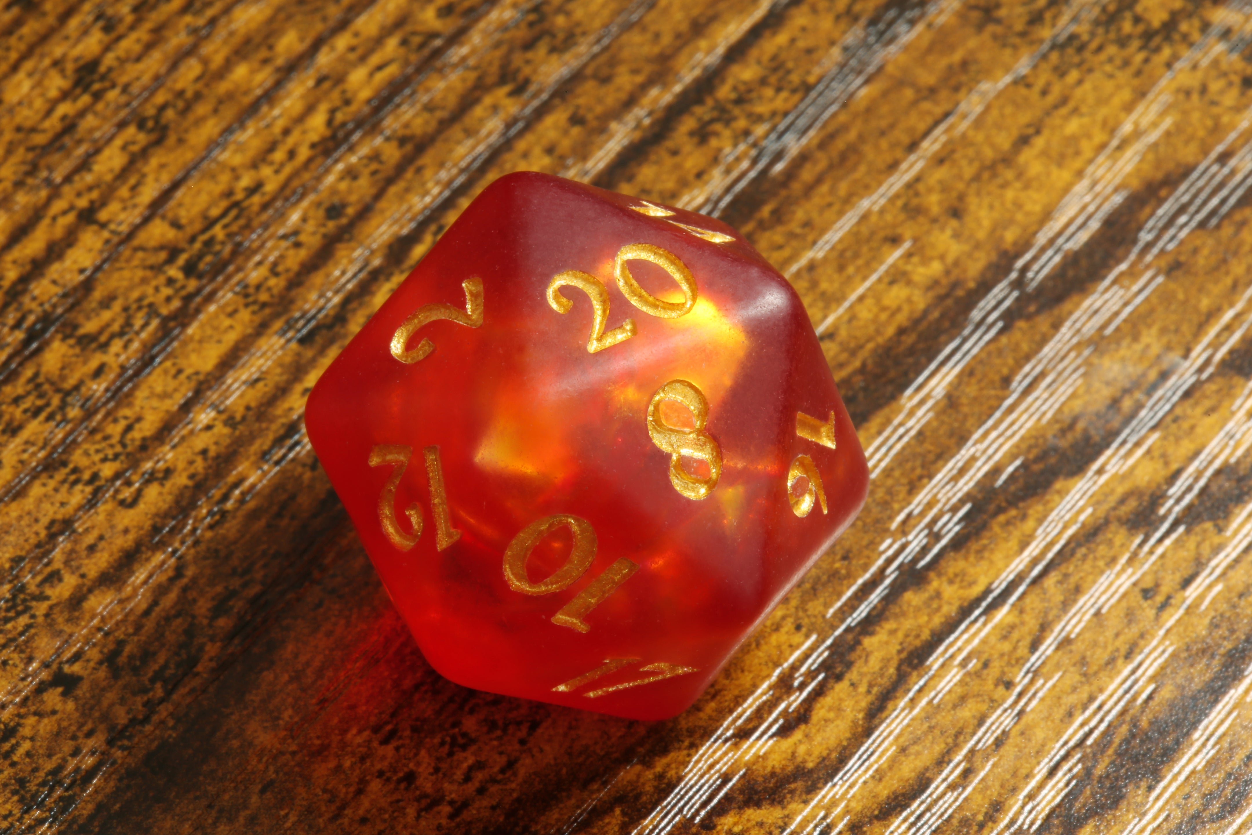 Mystical Opal Large D20 Dice collection - Extra Large D20 - The Wizard's Vault