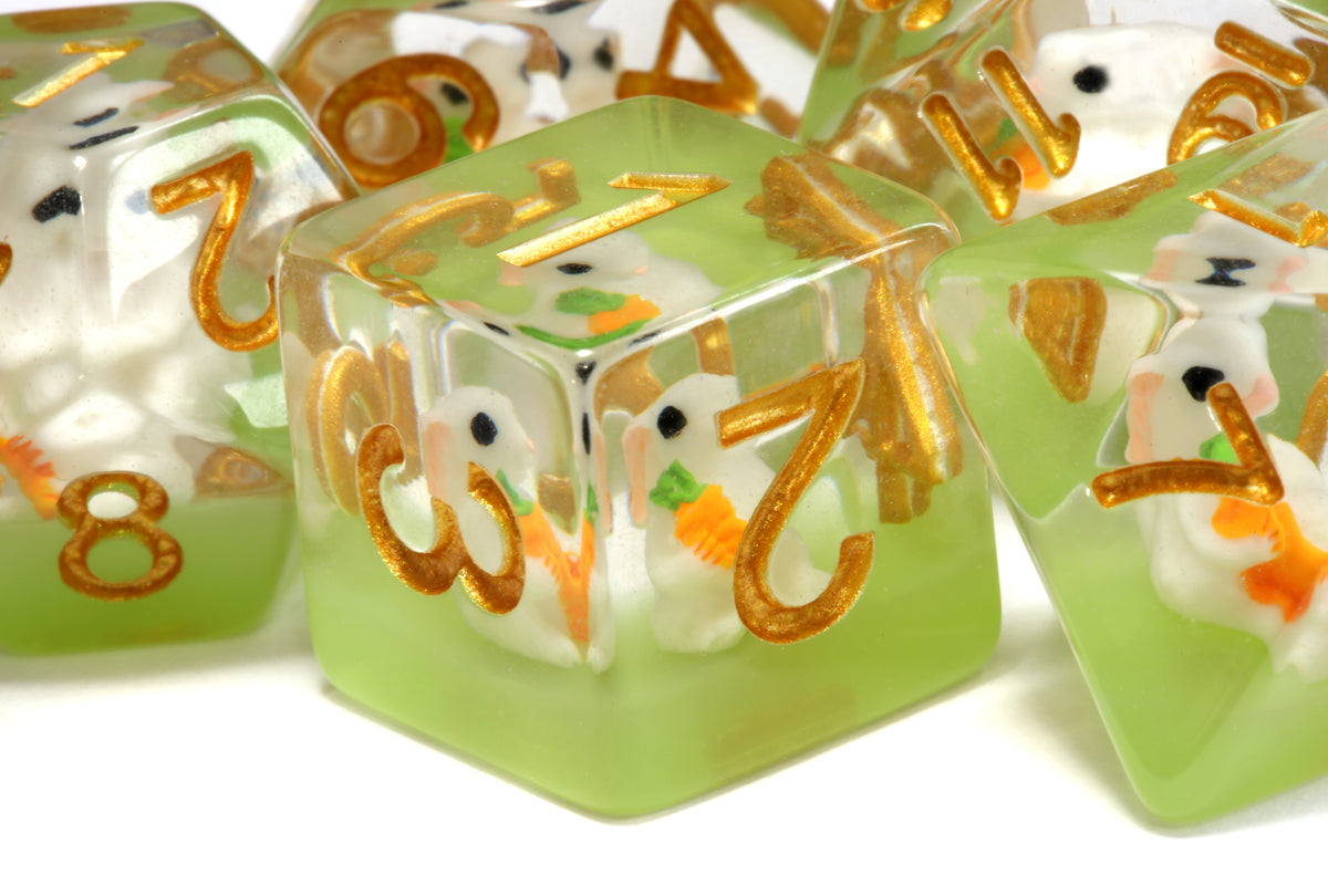 Lucky Rabbit dice set - The Wizard's Vault