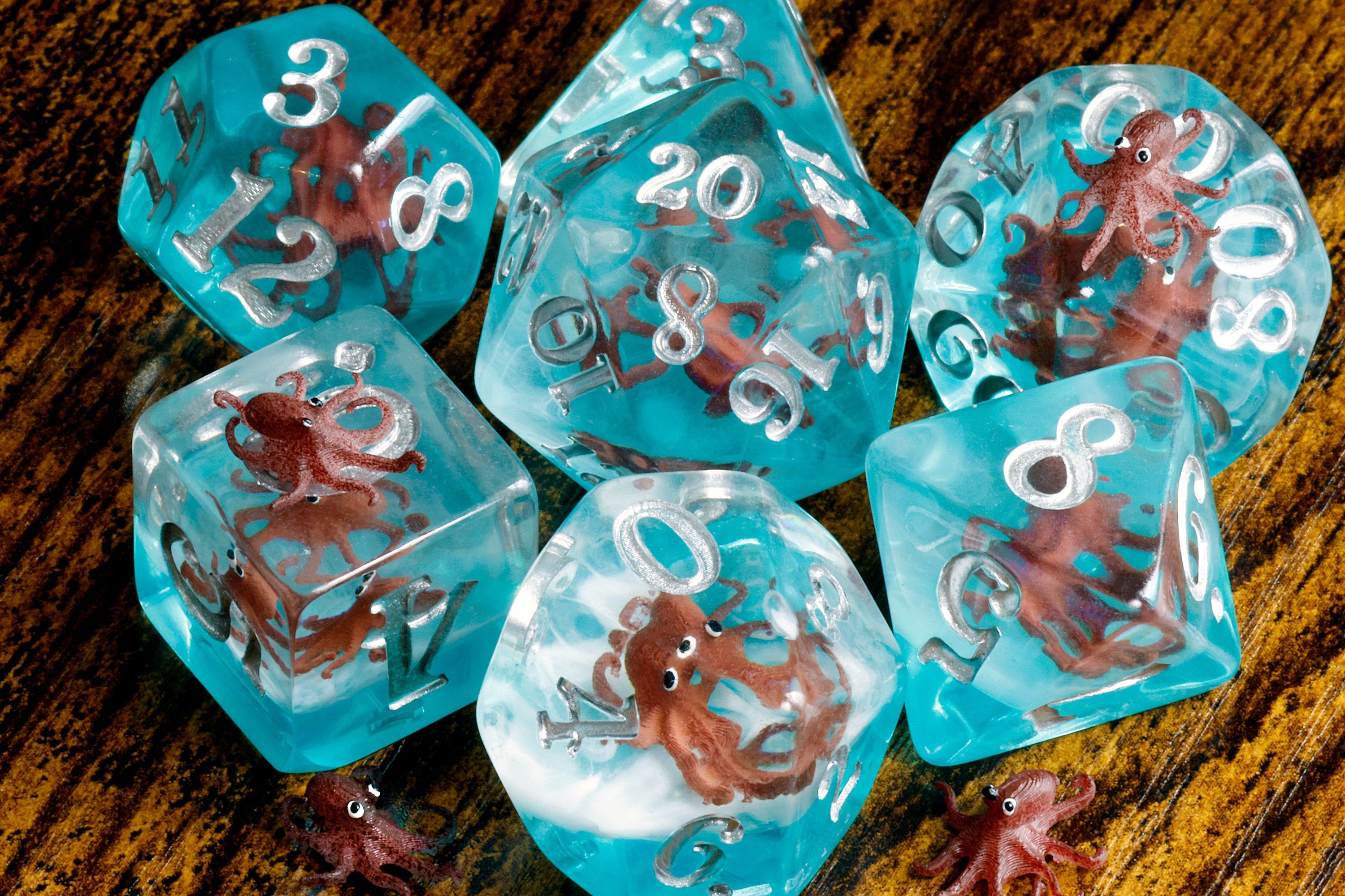 NEW - Octopus dice set - The Wizard's Vault