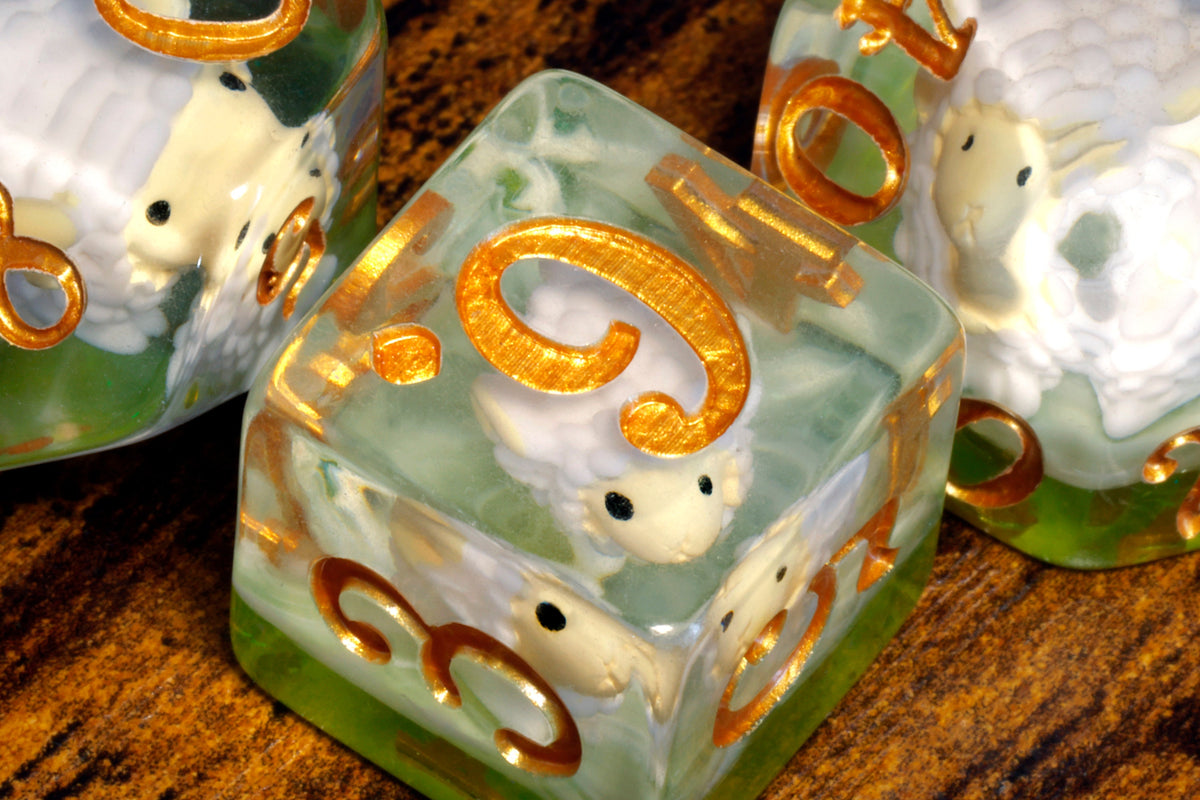 Shepherd's Luck Dice Set & Box – Sheep Inclusions