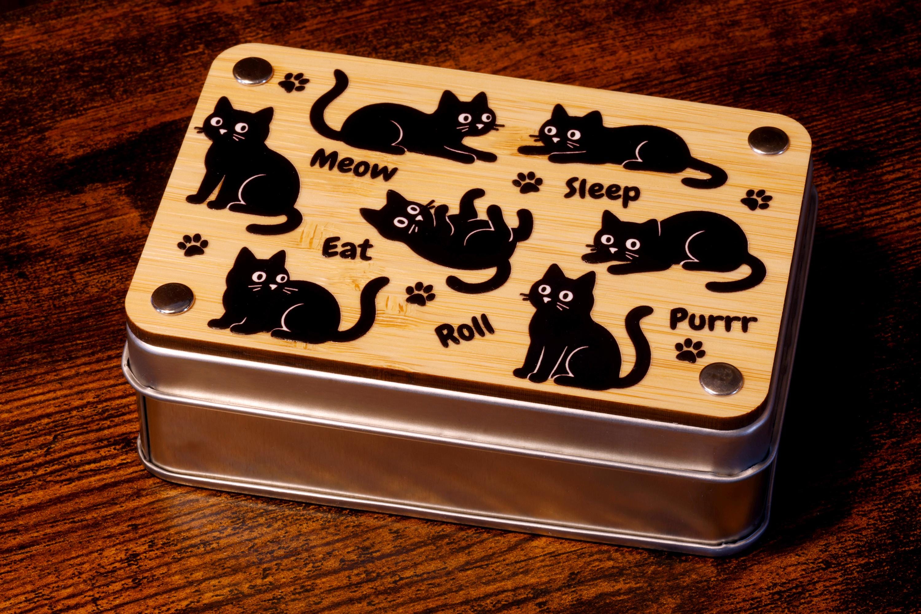 Meowgical Paws Cat dice set and box