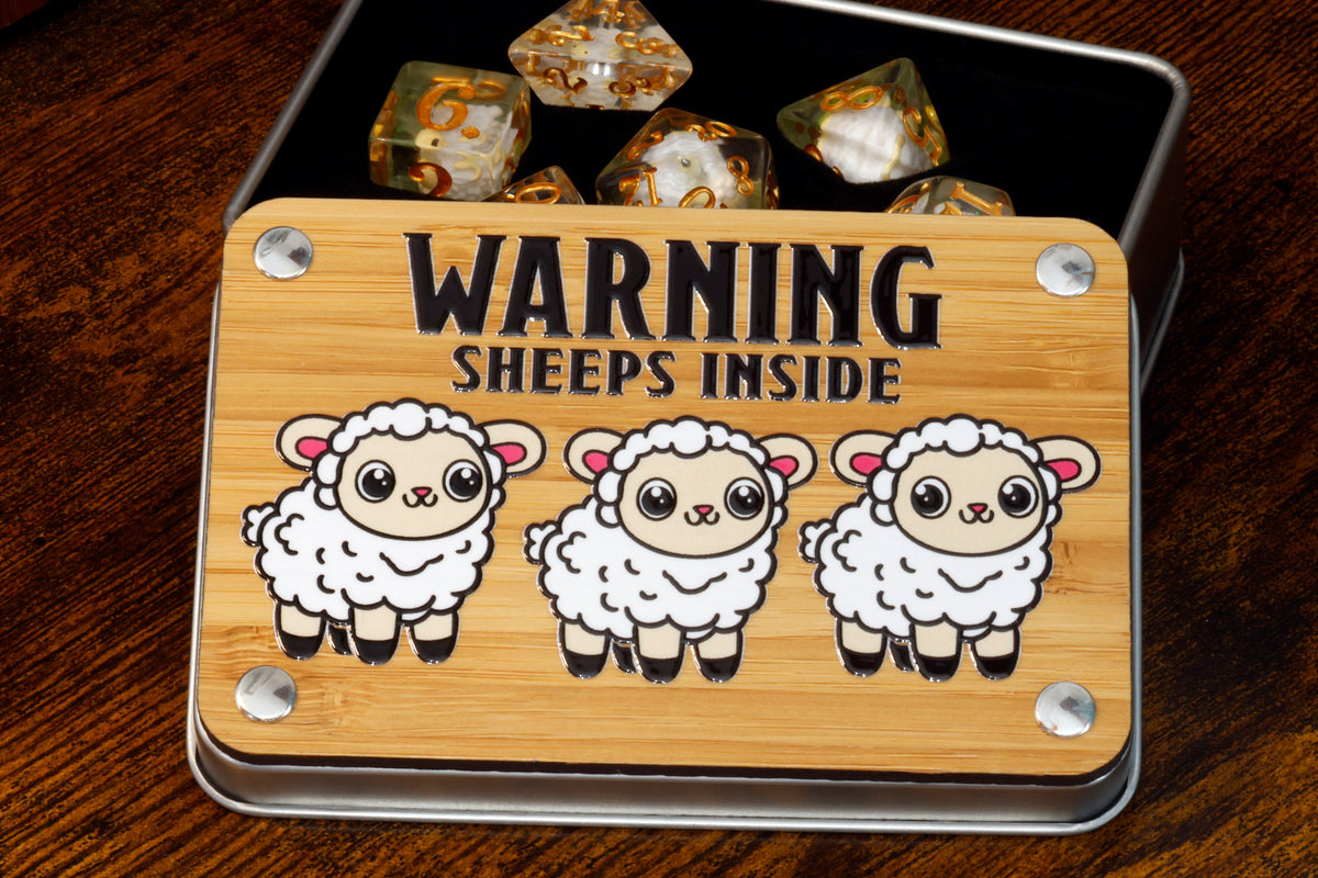 Shepherd's Luck Dice Set & Box – Sheep Inclusions