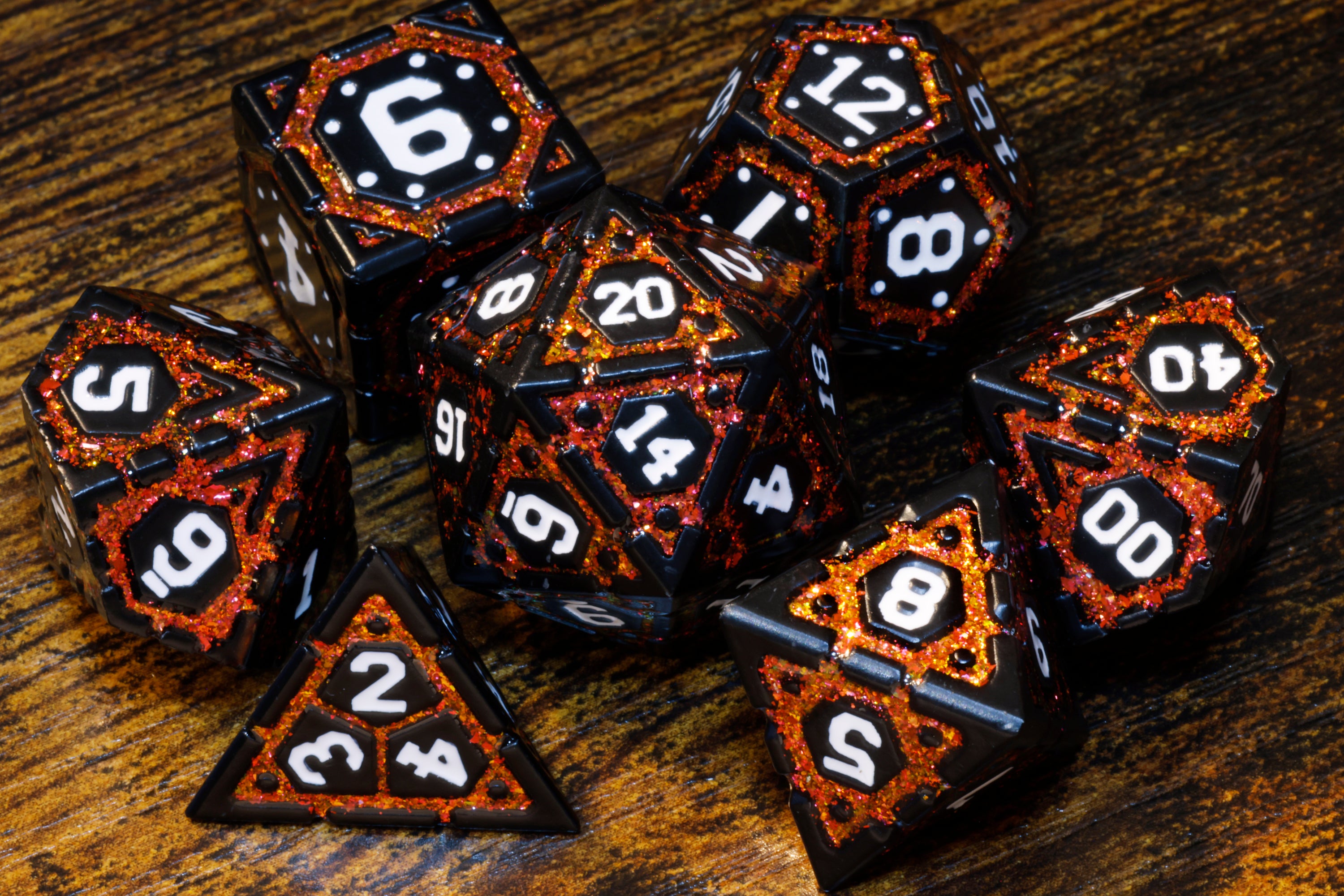 Inferno Vault dice set - The Wizard's Vault