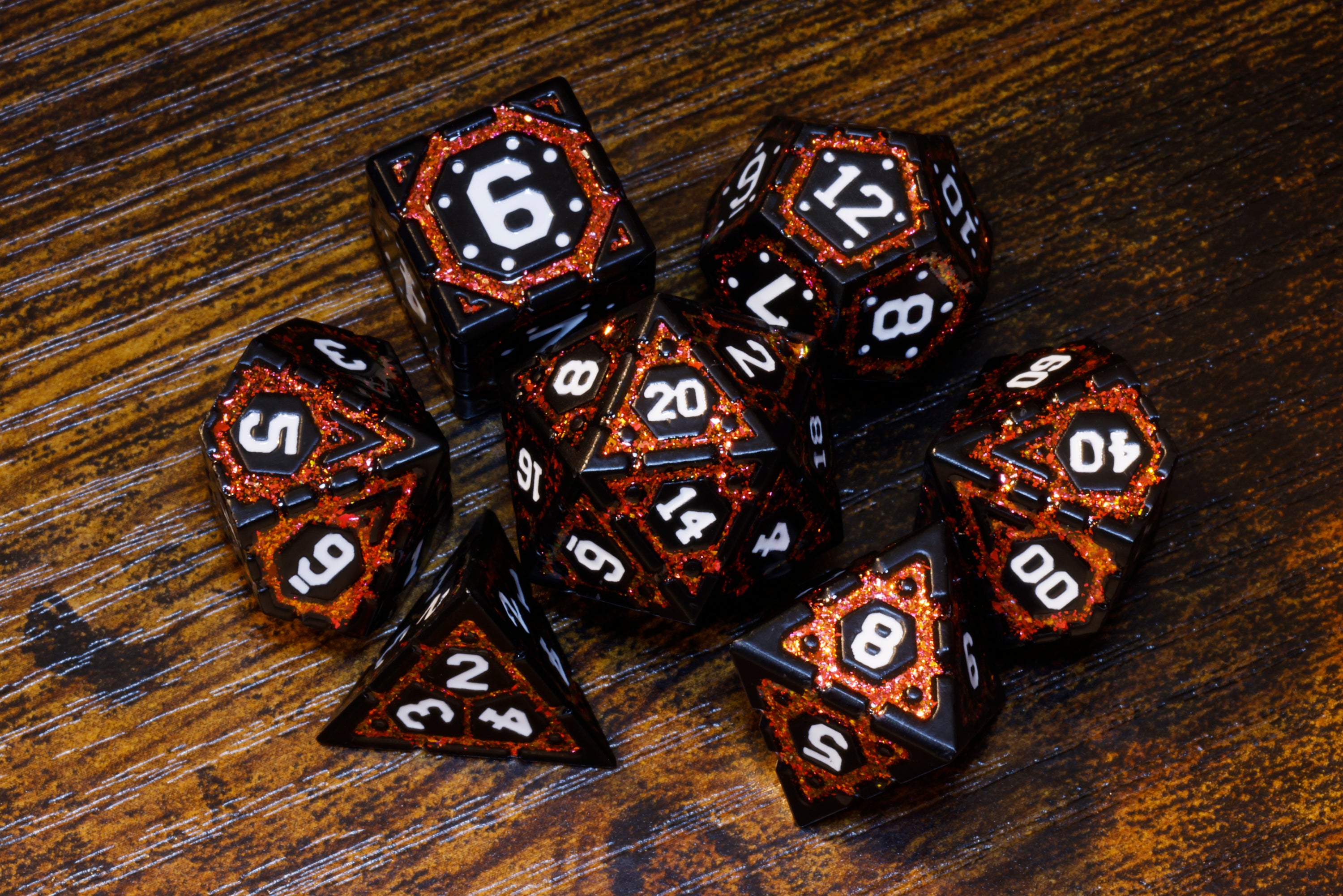 Inferno Vault dice set - The Wizard's Vault