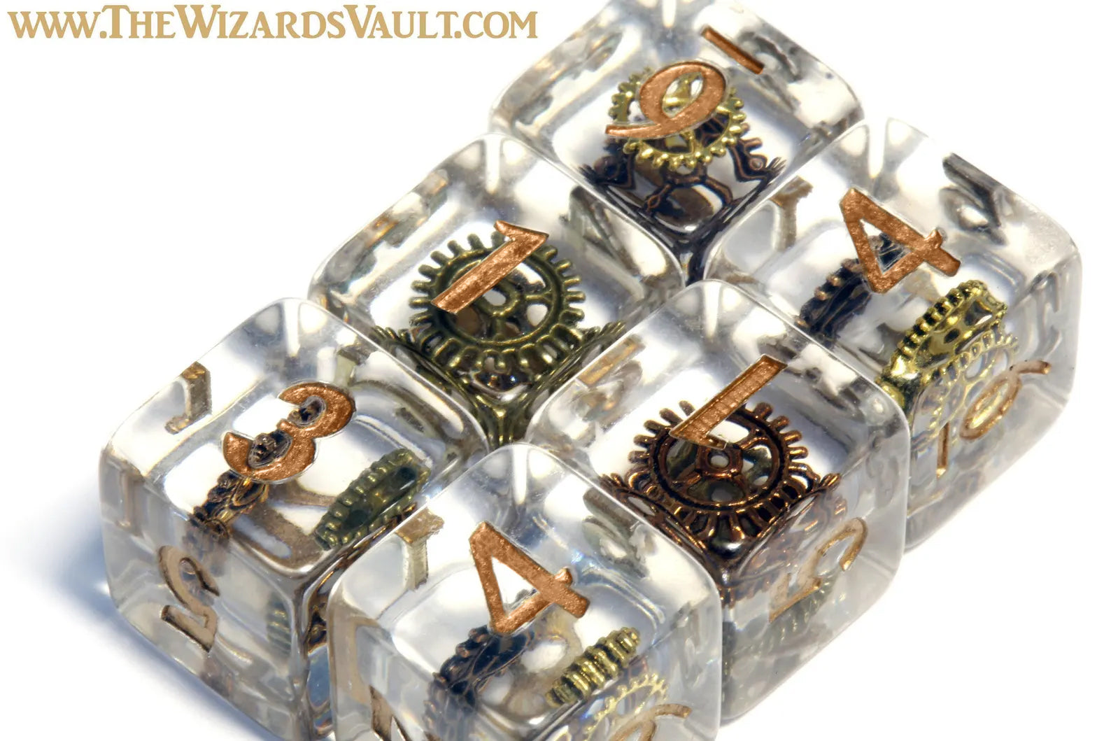 Gnome Tinkerer D6 Dice - The Wizard's Vault