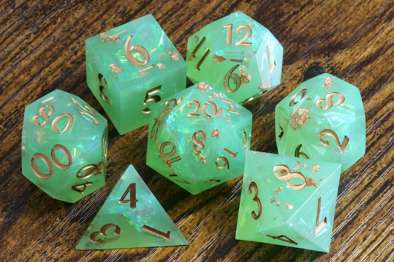 Elven Moon Dice Set - The Wizard's Vault