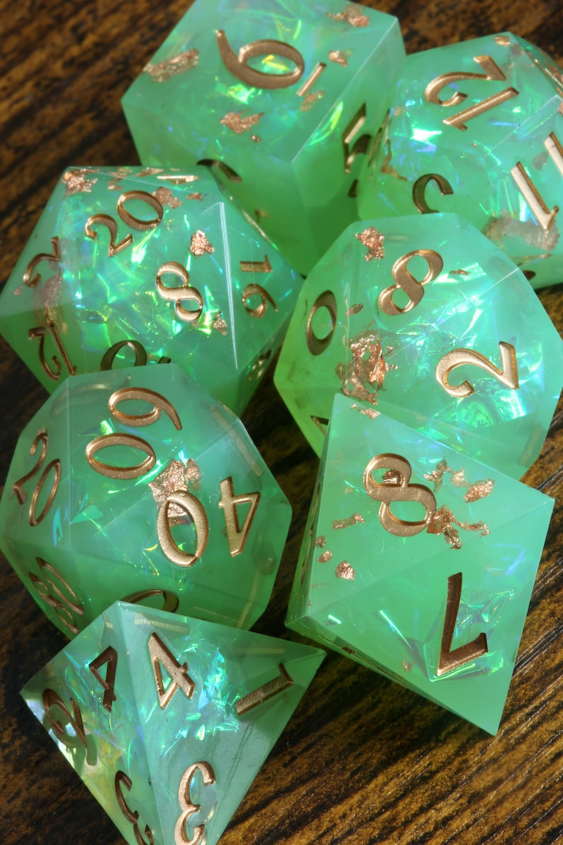Elven Moon Dice Set - The Wizard's Vault