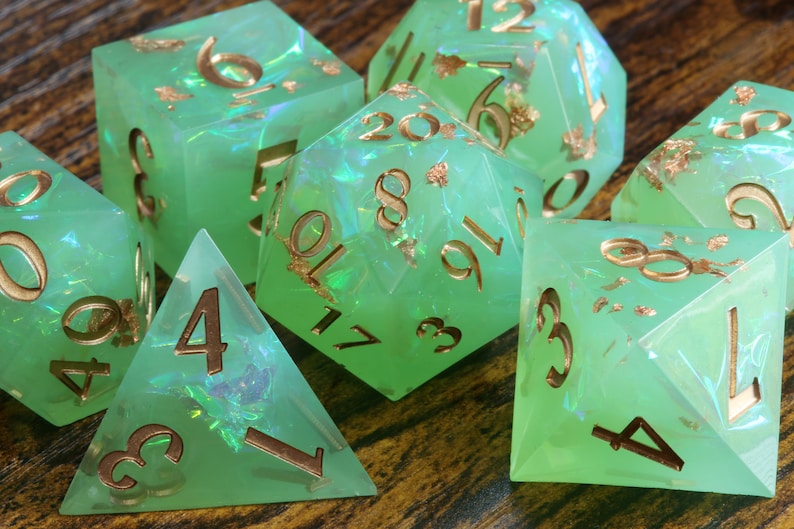Elven Moon Dice Set - The Wizard's Vault