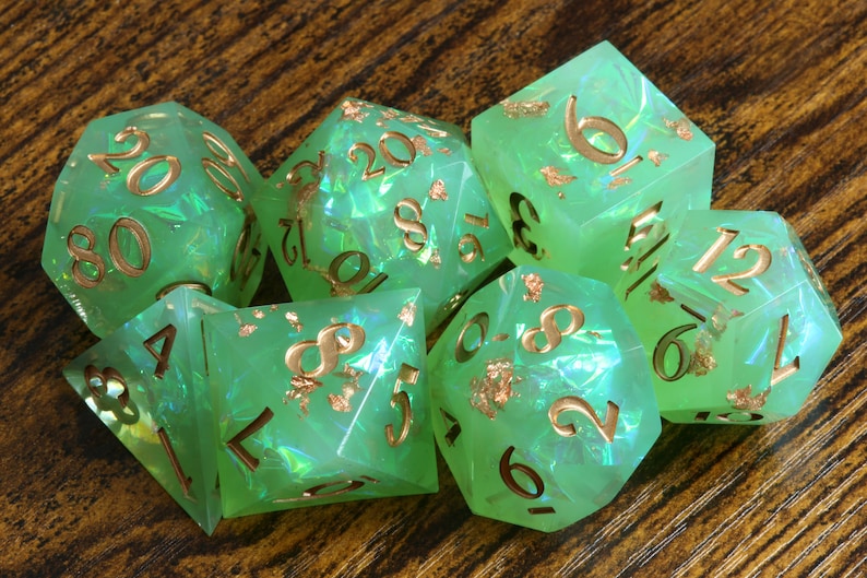 Elven Moon Dice Set - The Wizard's Vault