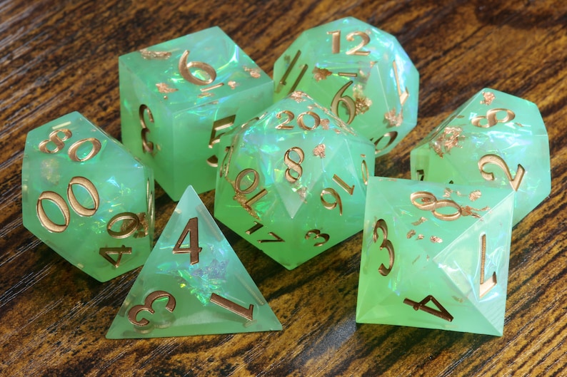 Elven Moon Dice Set - The Wizard's Vault