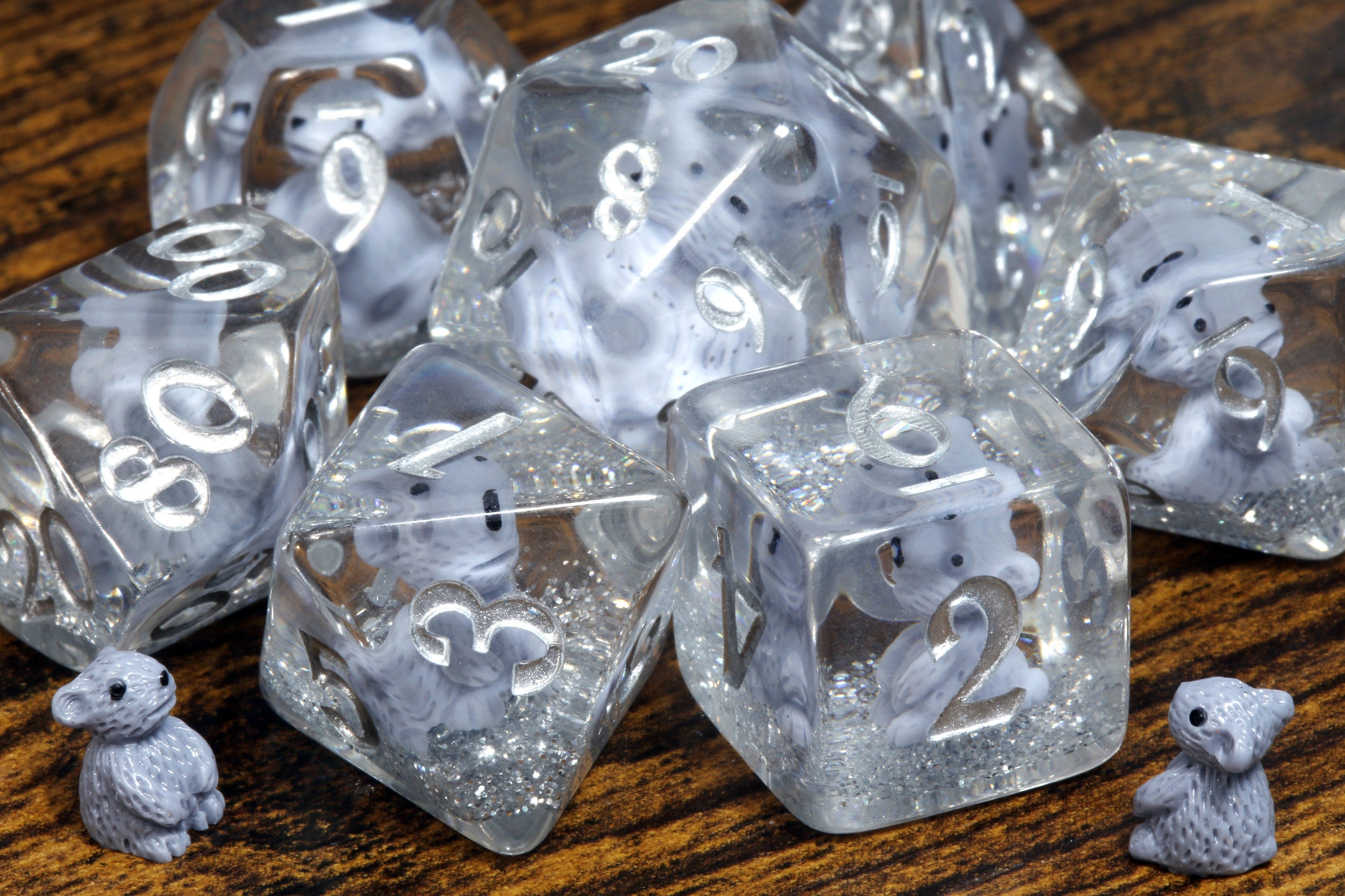 Critical Bite Mouse Dice Set and Box