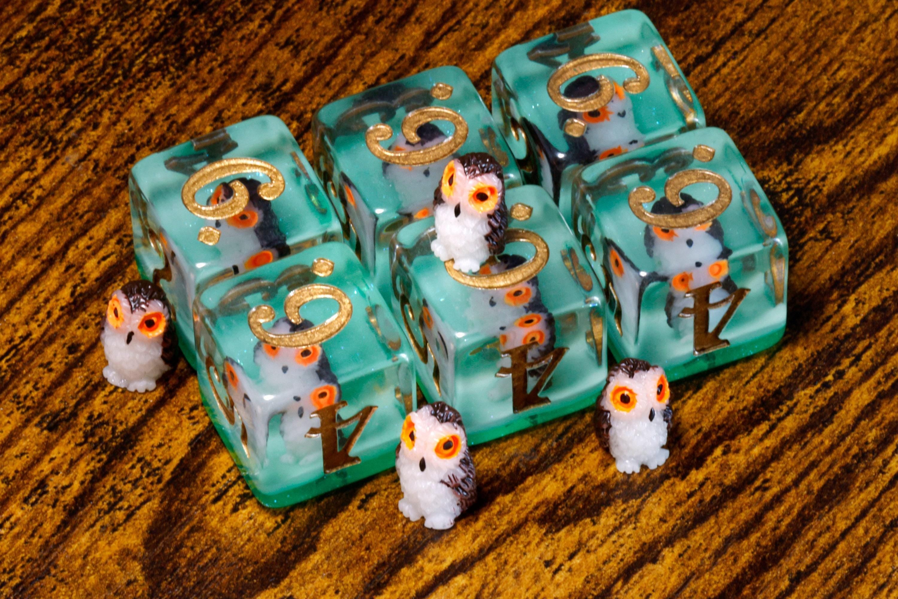 Wise Owl D6 dice