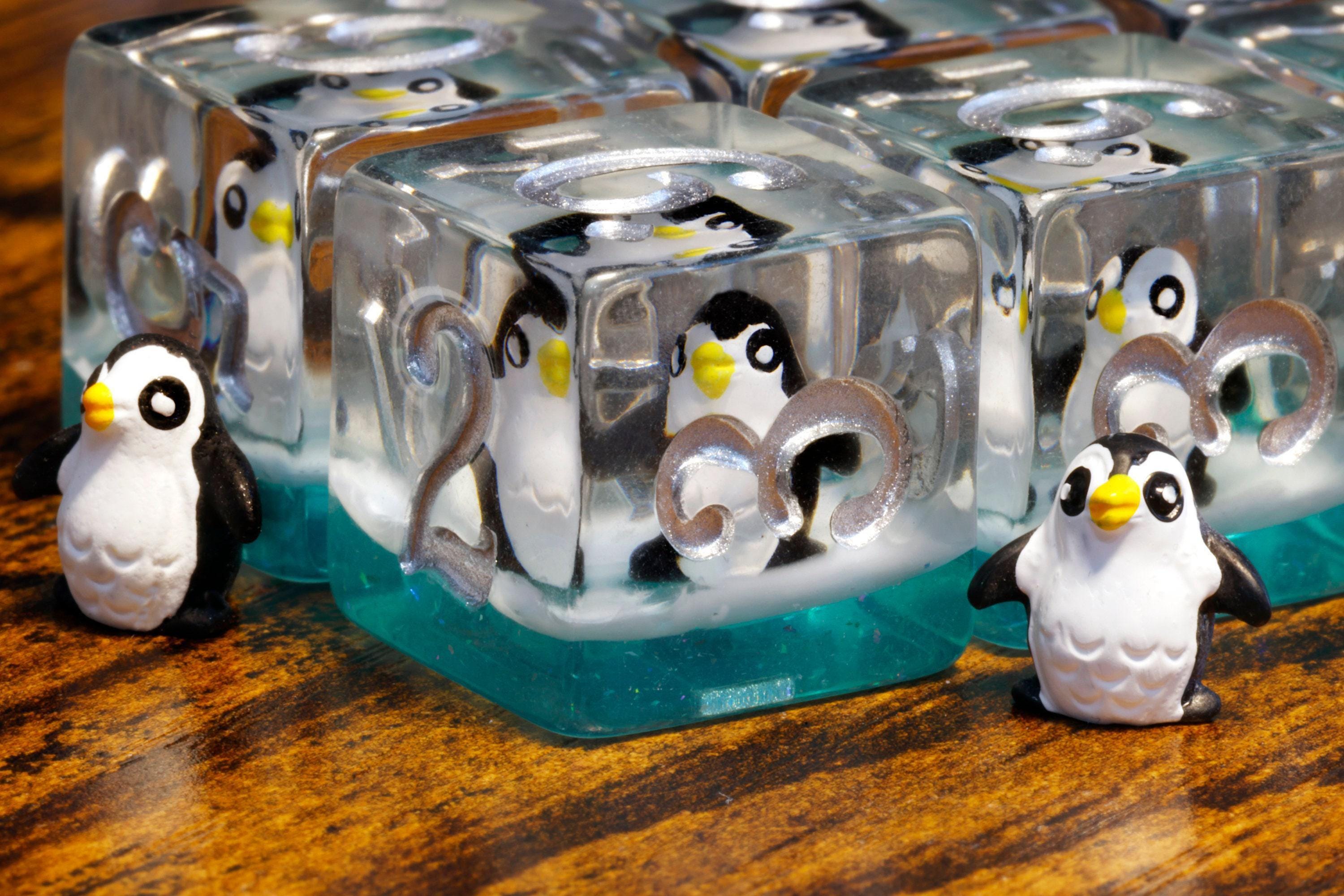 Penguin D6 dice