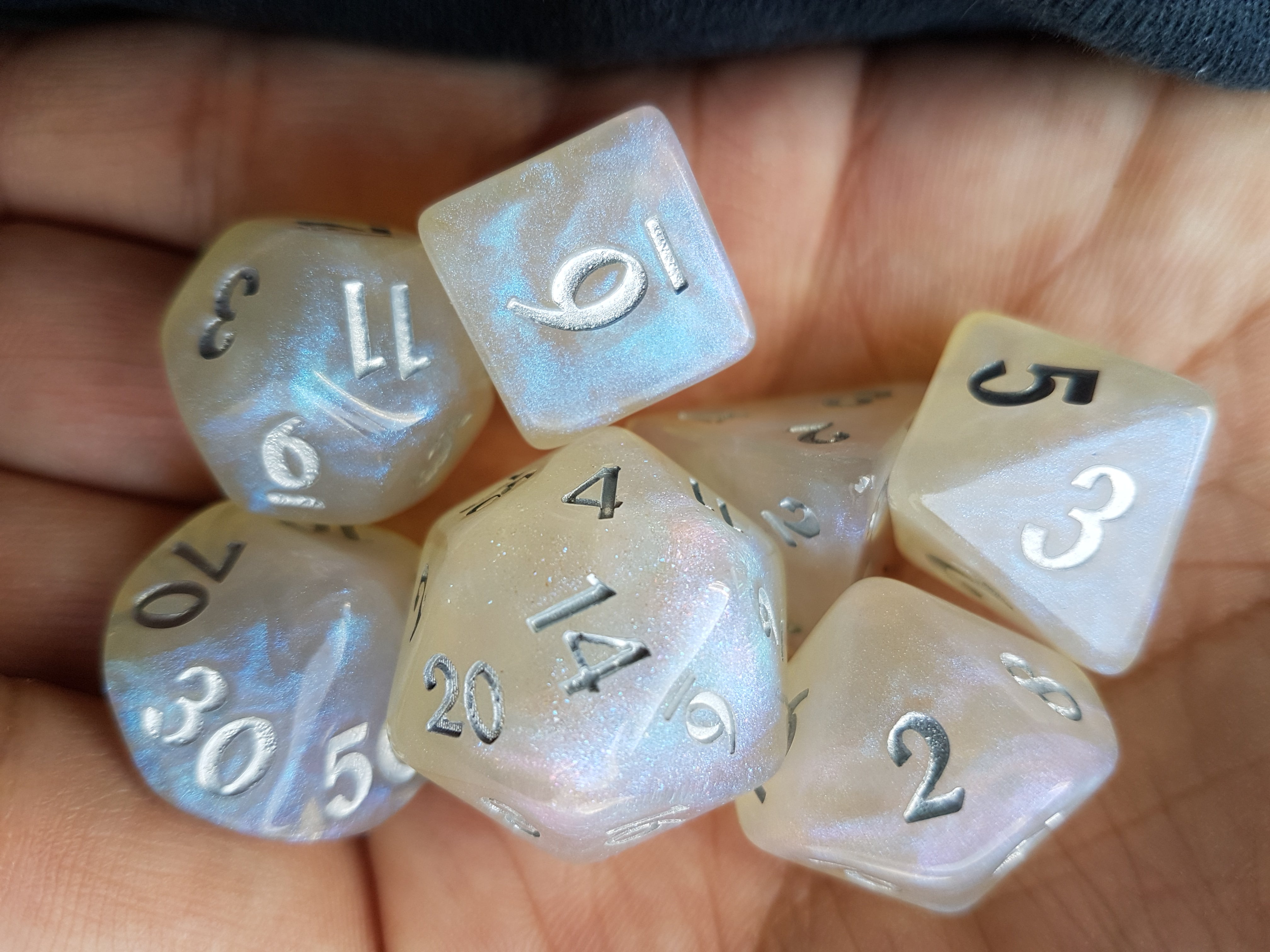 Divine Radiance - White Opalescent Galaxy Glitters - The Wizard's Vault