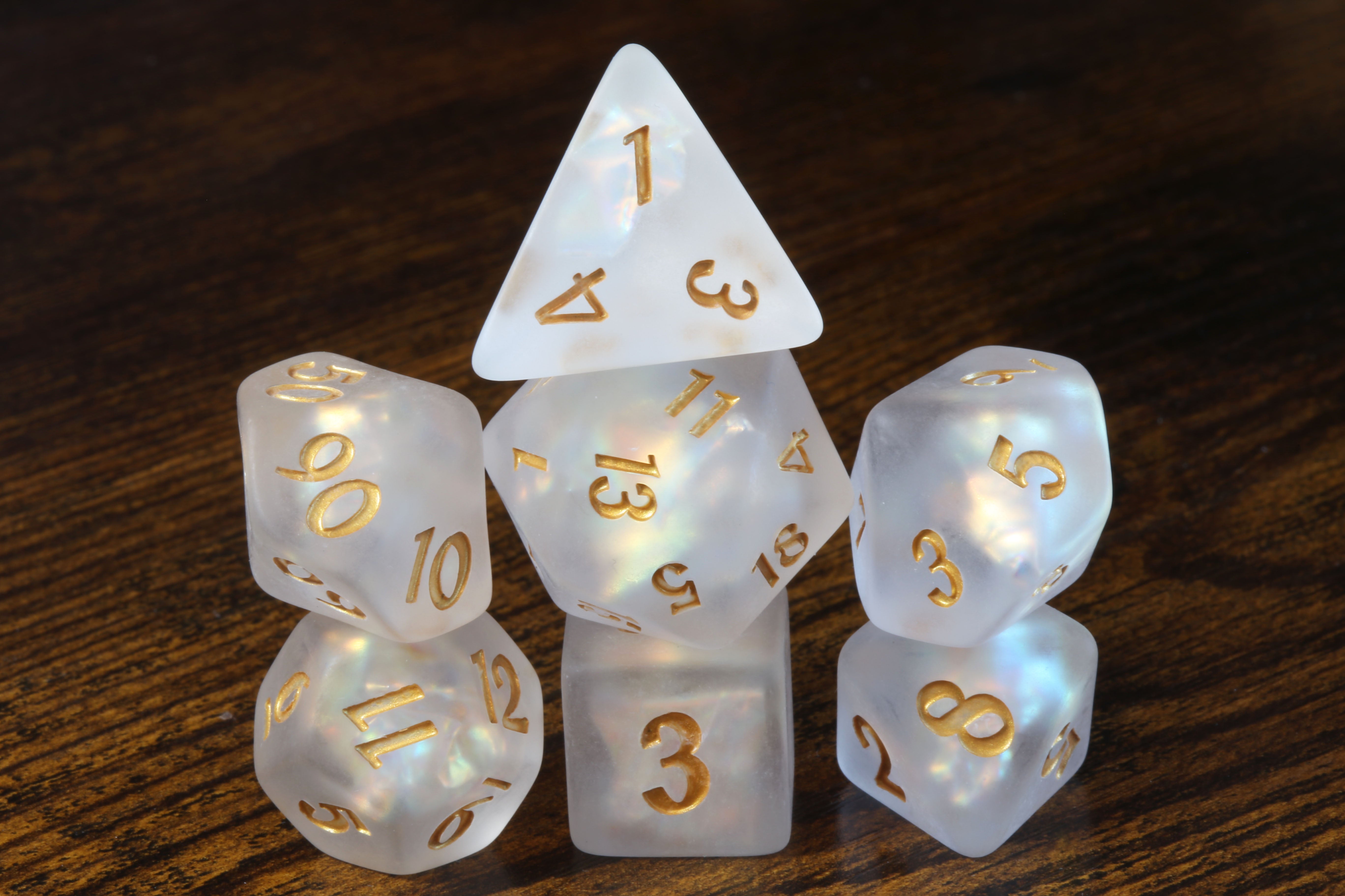 Elvish dice vault and Paladin's Oath dice set - The Wizard's Vault