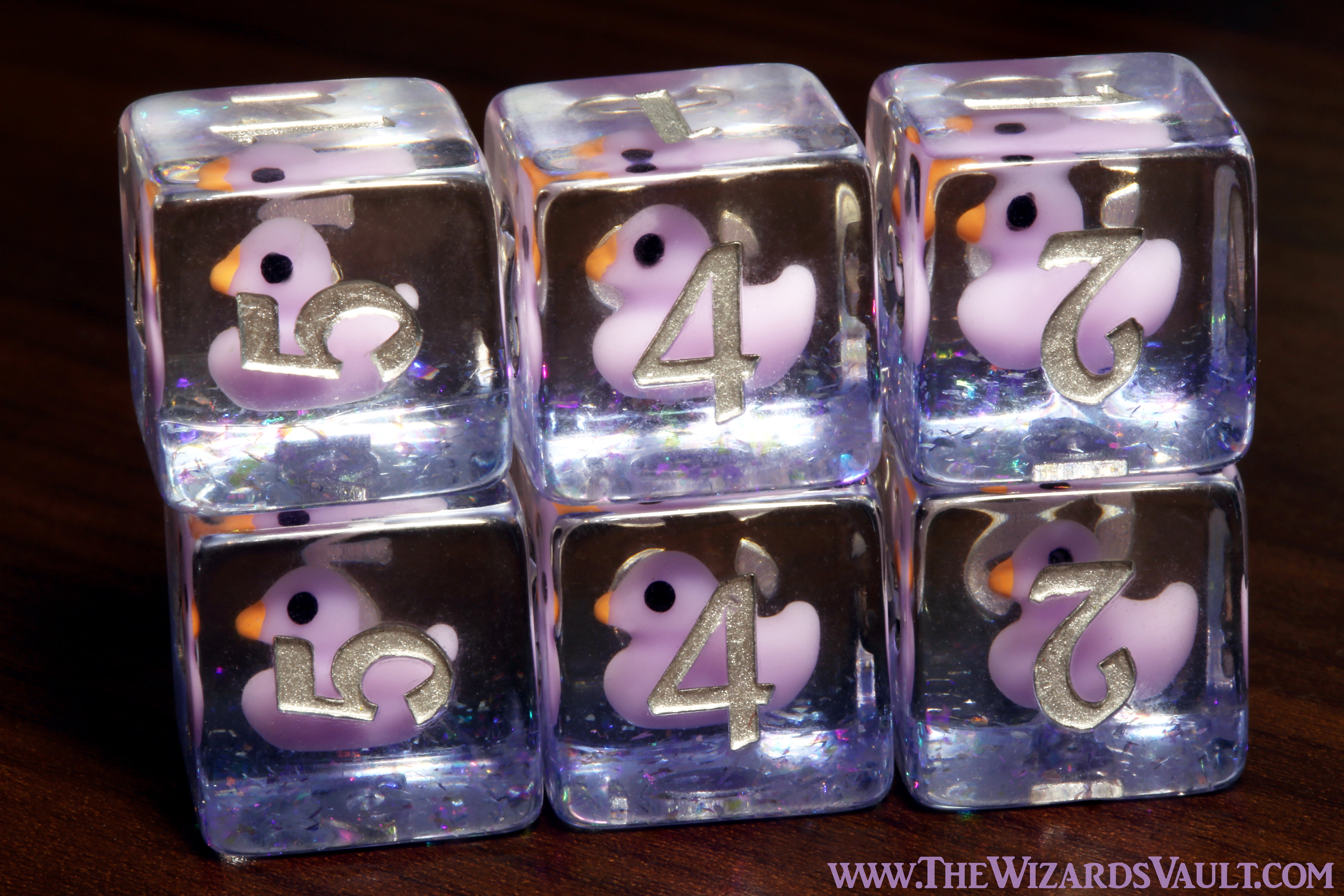 Ducklings of Doom D6 dice - The Wizard's Vault