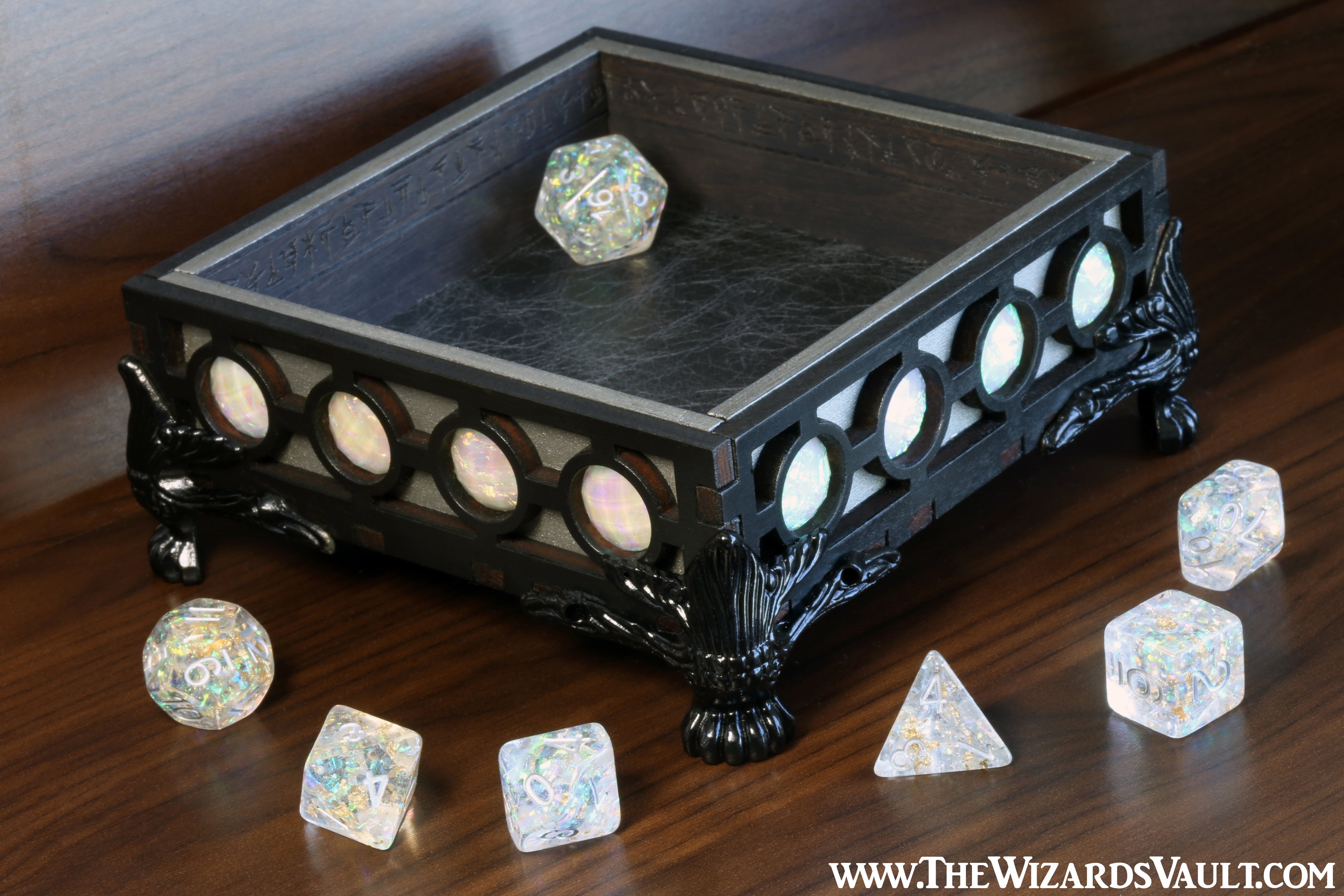White Mage Dice Tray - The Wizard's Vault
