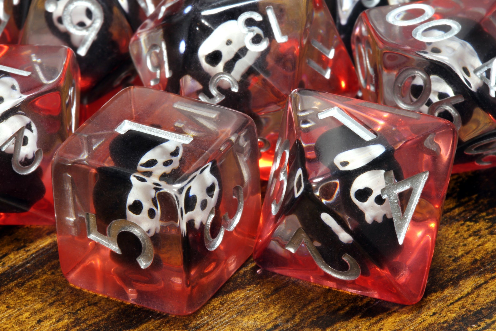 Grim Reaper's companion dice set - The Wizard's Vault