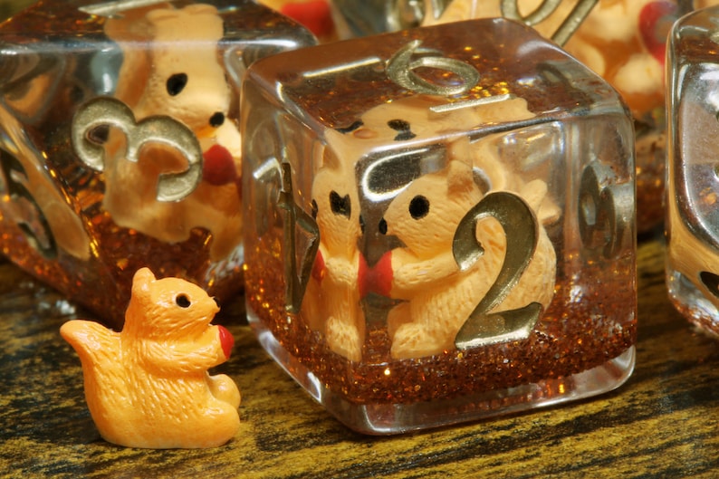 Squirrel dice set - The Wizard's Vault