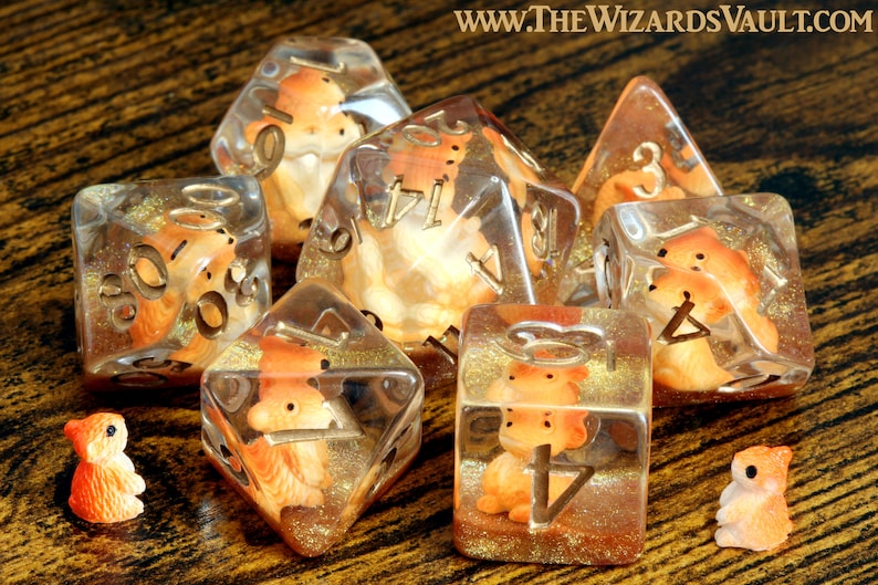 Hamster dice set - The Wizard's Vault