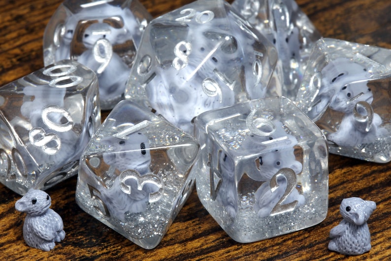Mouse dice set - The Wizard's Vault