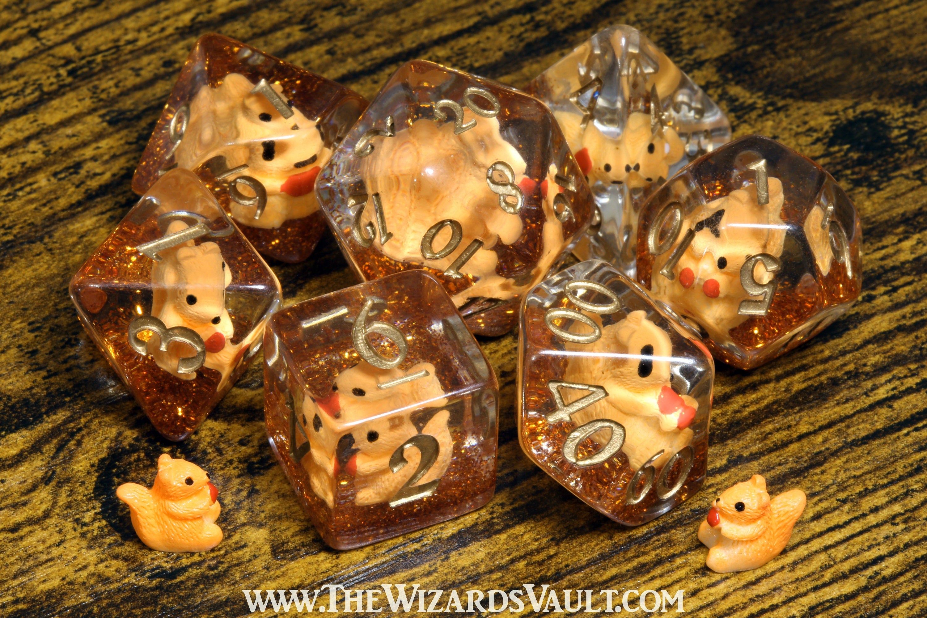 It's not hoarding if it's dice box and Squirrel dice set - The Wizard's Vault
