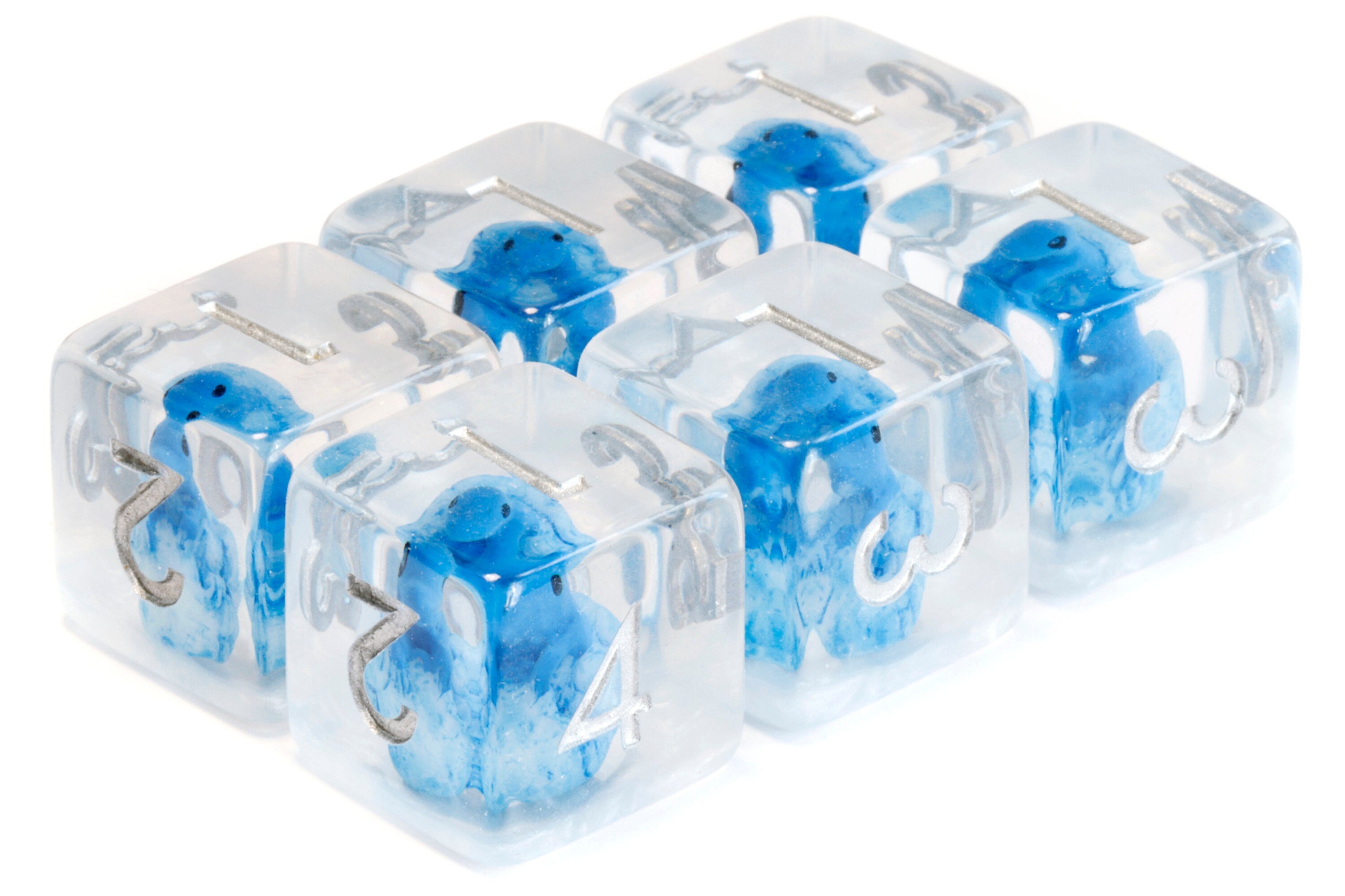 Blue Dragon Hatchling D6 Dice - The Wizard's Vault