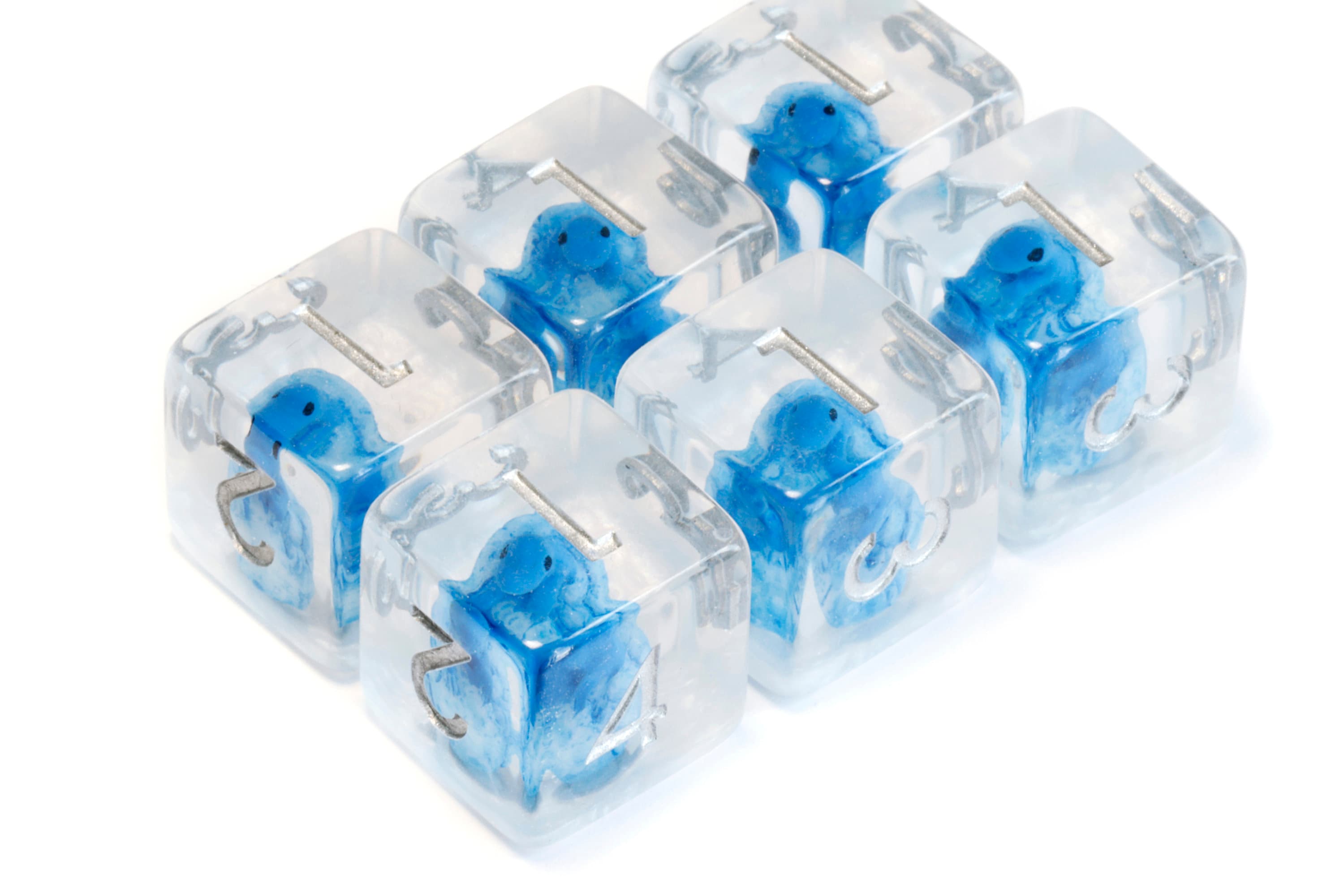 Blue Dragon Hatchling D6 Dice - The Wizard's Vault