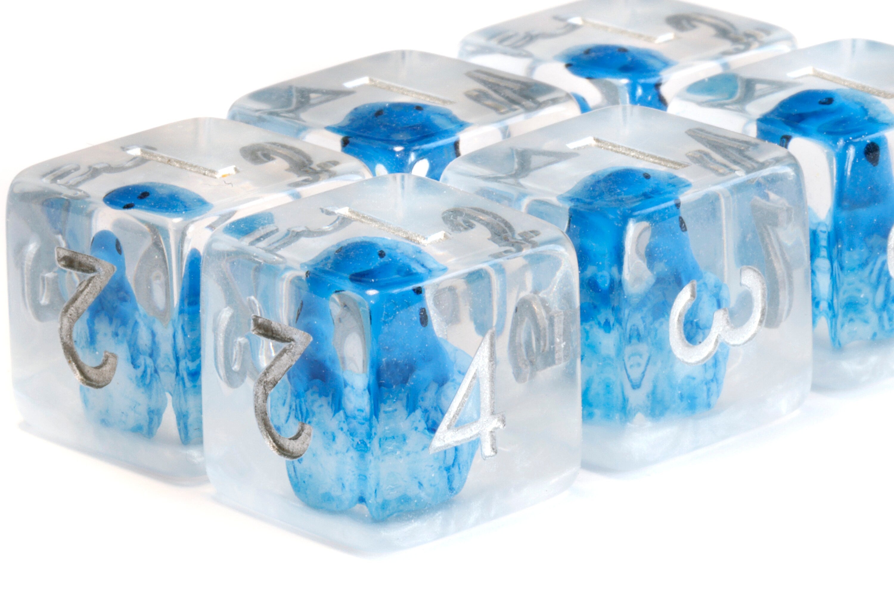 Blue Dragon Hatchling D6 Dice - The Wizard's Vault