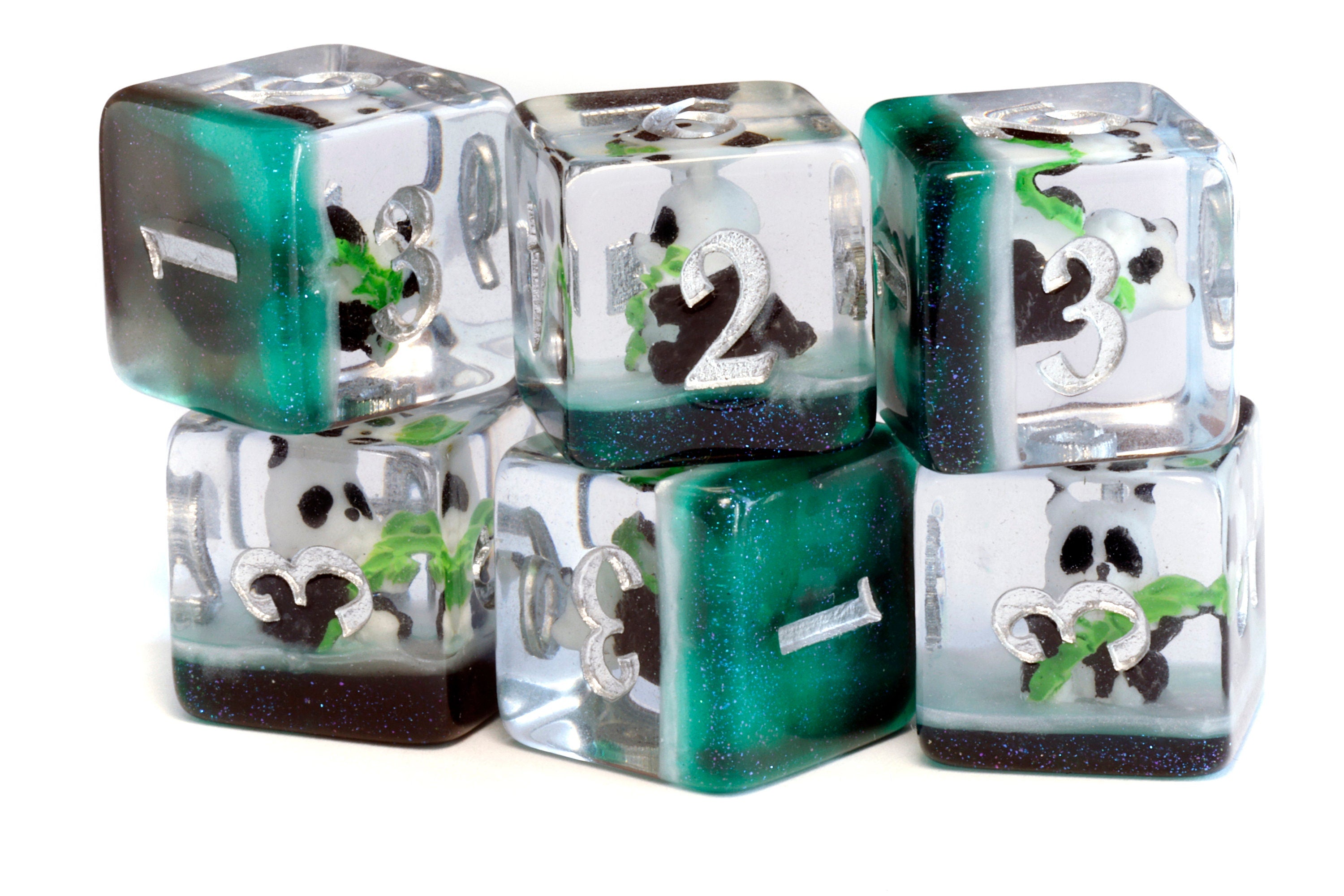 Lucky Panda D6 Dice - The Wizard's Vault