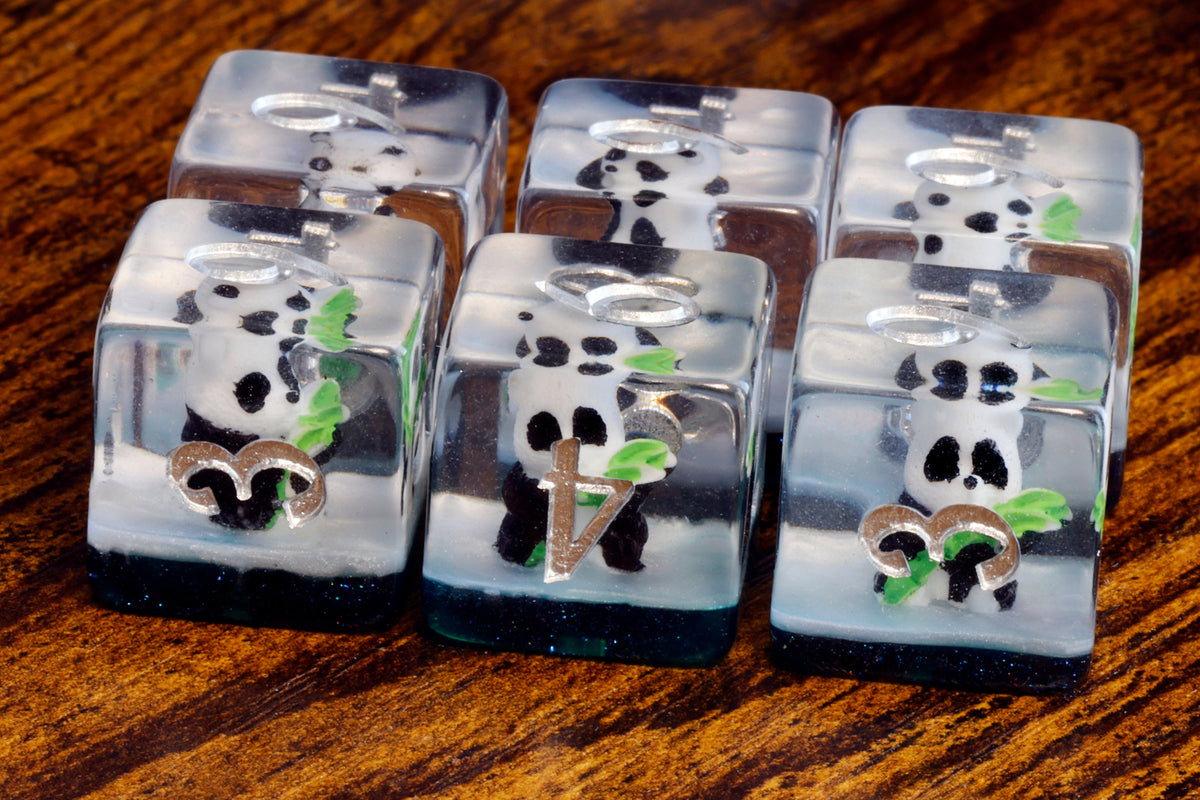 Lucky Panda D6 Dice - The Wizard's Vault