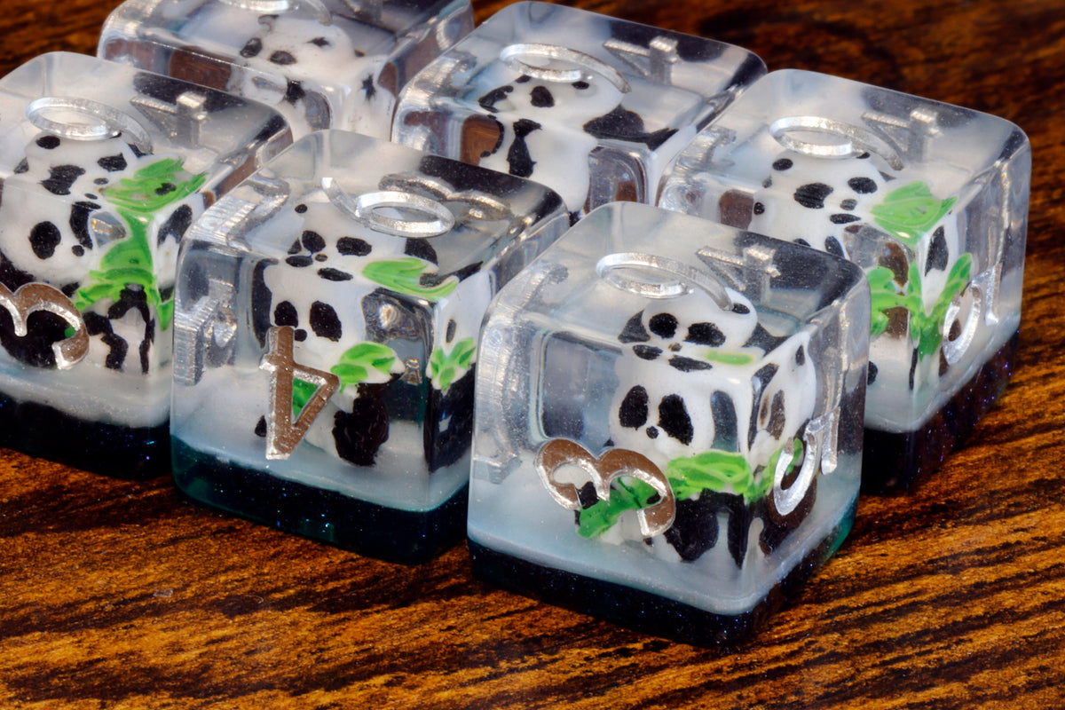 Lucky Panda D6 Dice - The Wizard's Vault