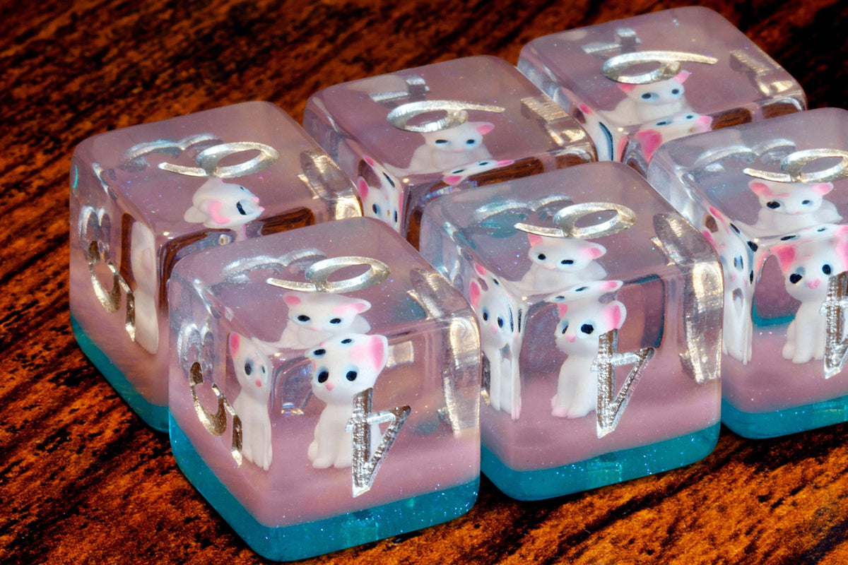 Animal D6 dice from The Wizard's Vault