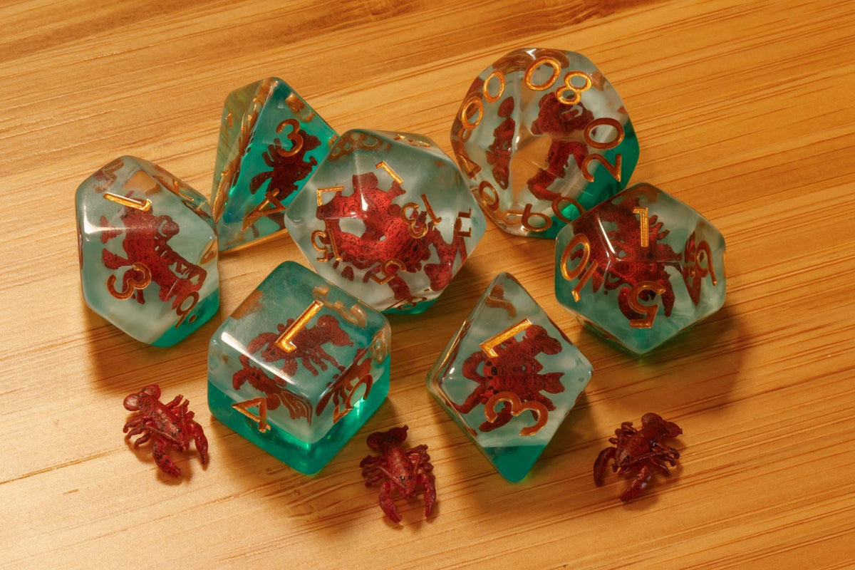 Lobster Dice Set & Box – Lobster Inclusions