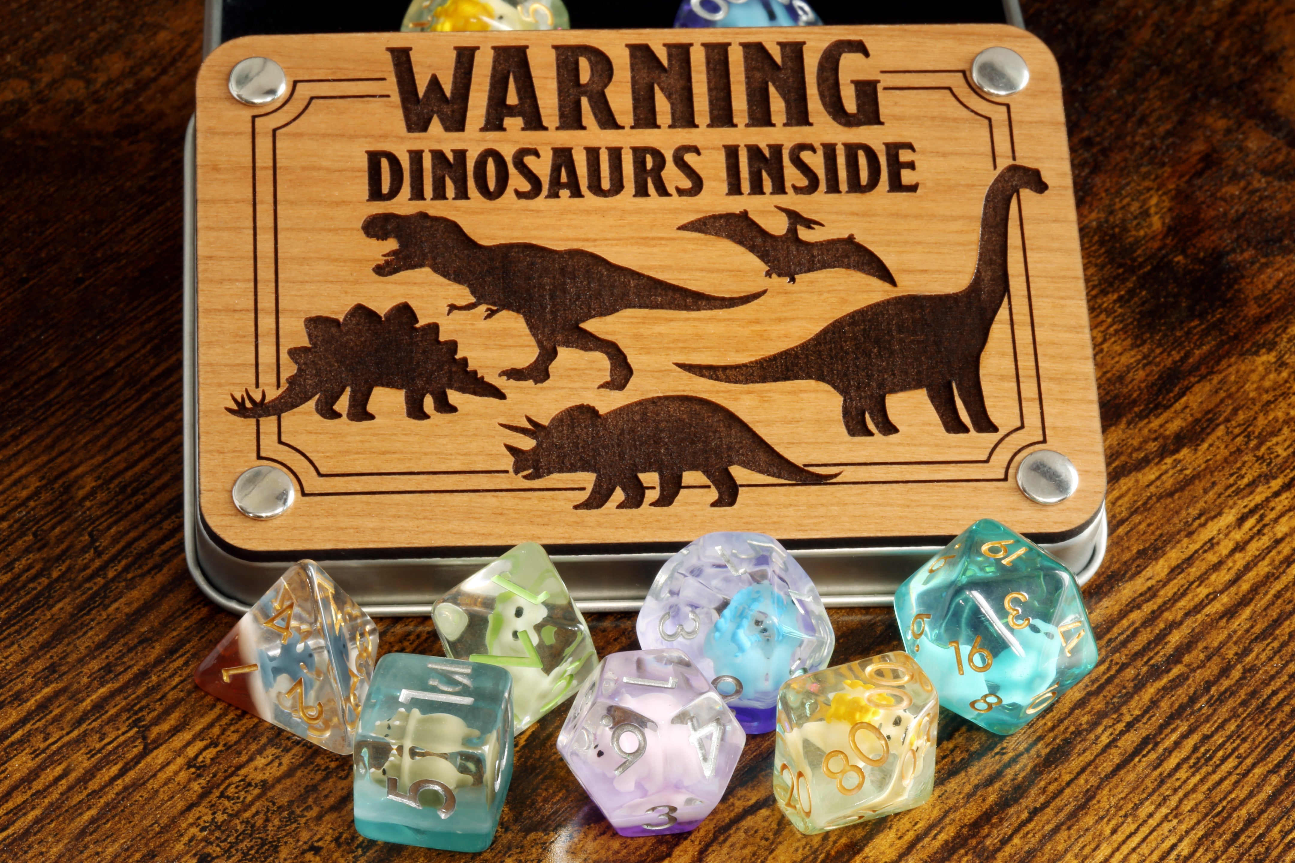 Dinosaur mix dice set - The Wizard's Vault