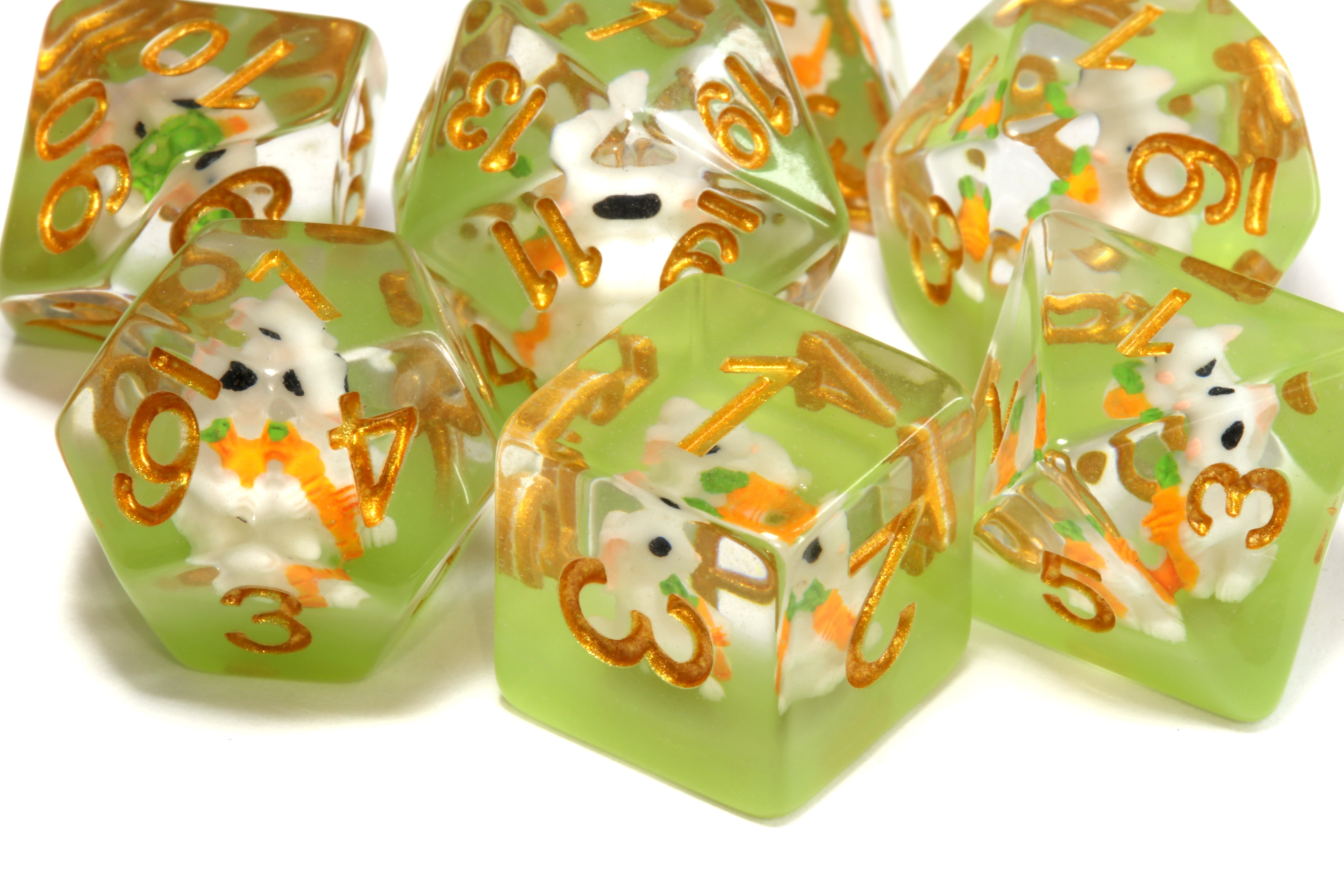 Lucky Rabbit dice set - The Wizard's Vault