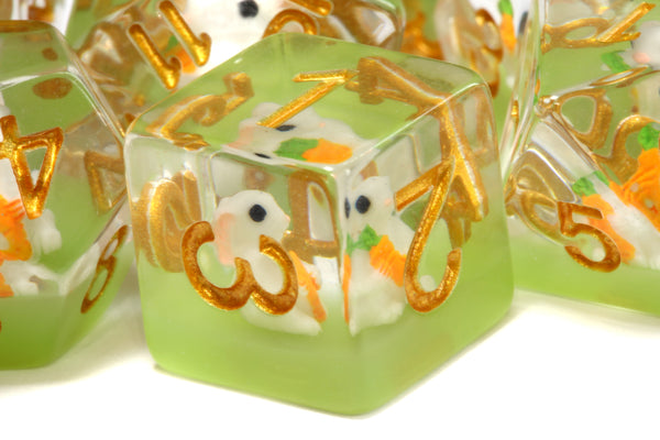 Lucky Rabbit dice set