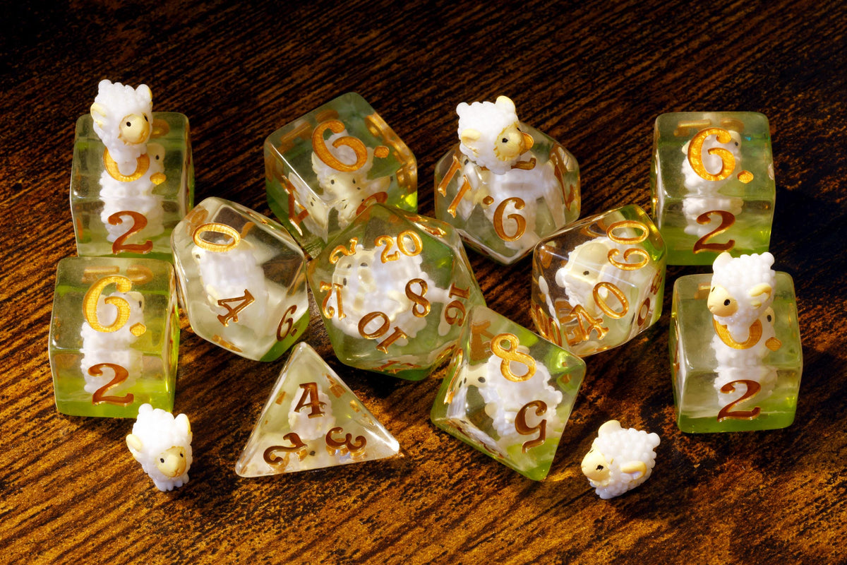 Shepherd's Luck Dice Set & Box – Sheep Inclusions