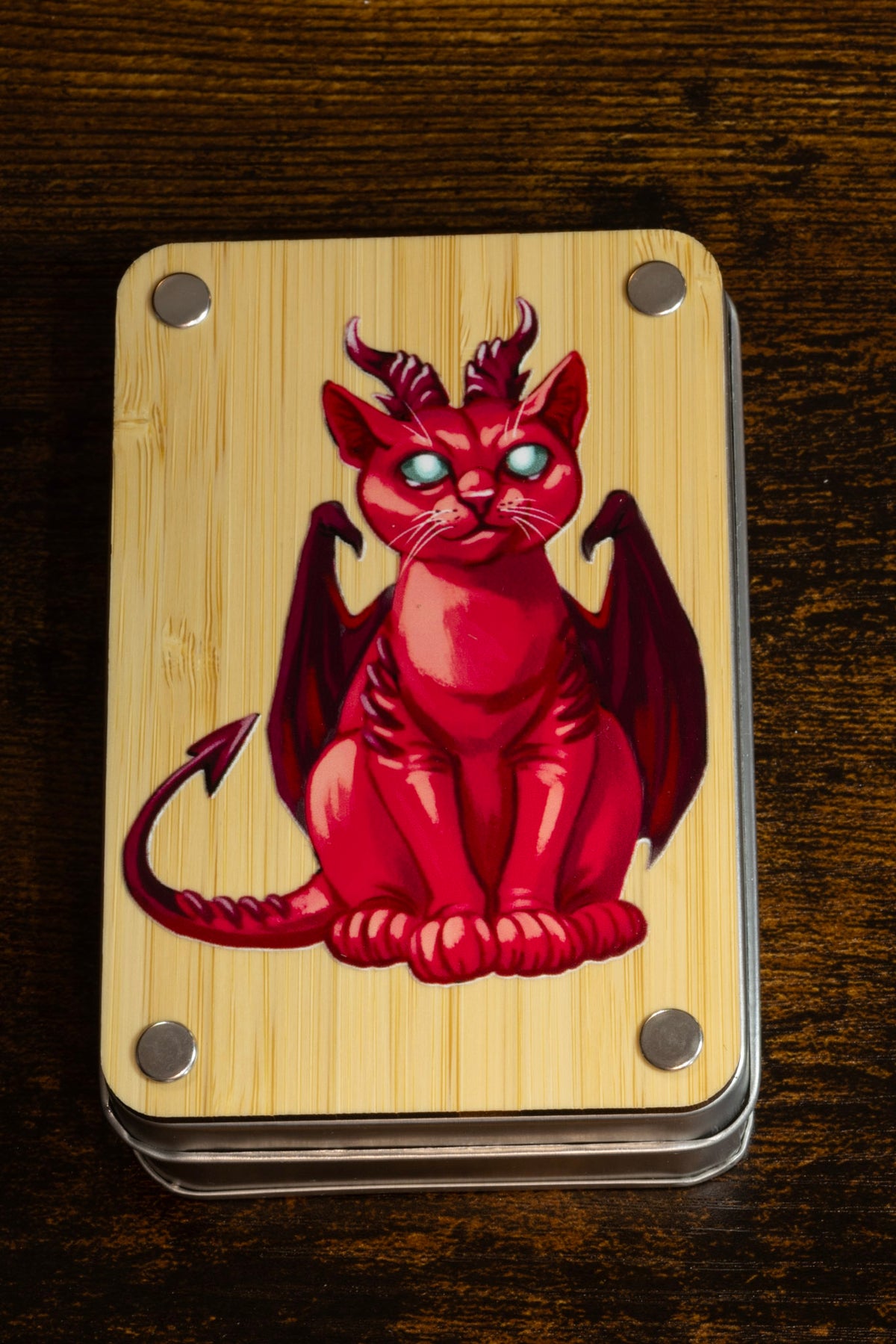Demonic Cat dice box - The Wizard's Vault
