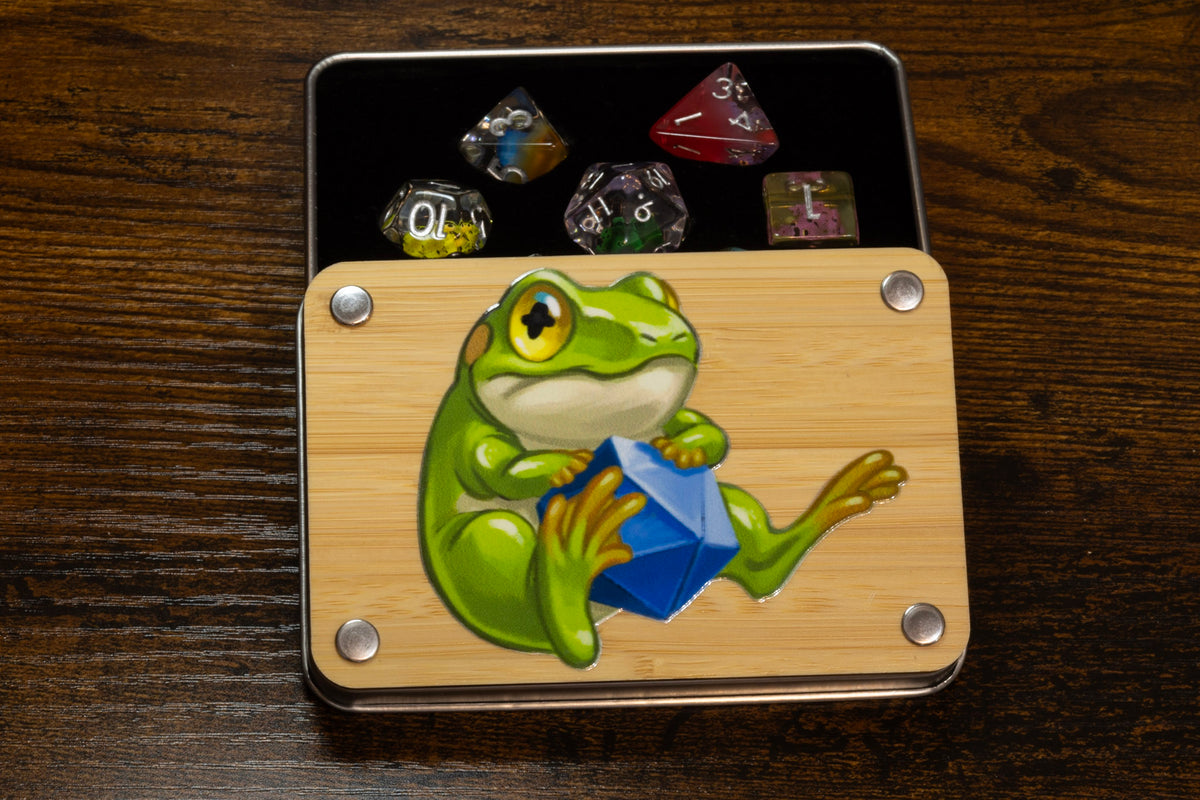Frog dice box