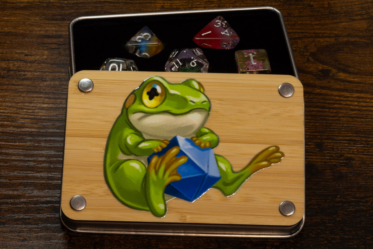Frog dice box