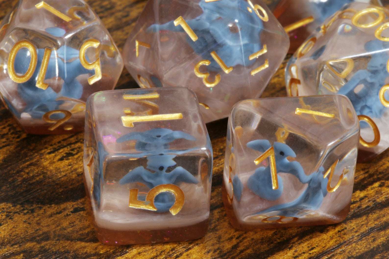 Pterodactyl dice set, Dinosaur dice - The Wizard's Vault