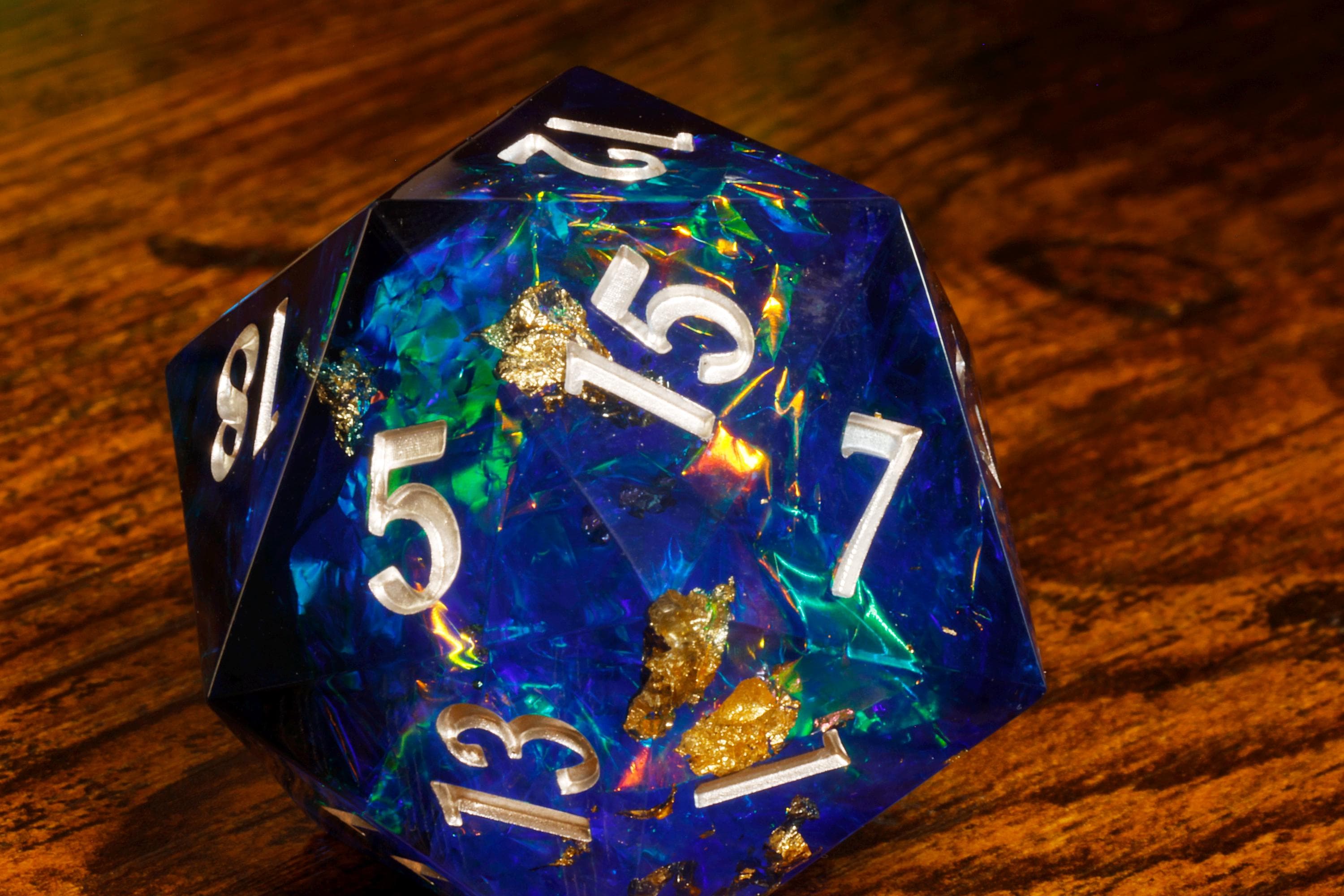 Sacred Sapphire Oversized D20