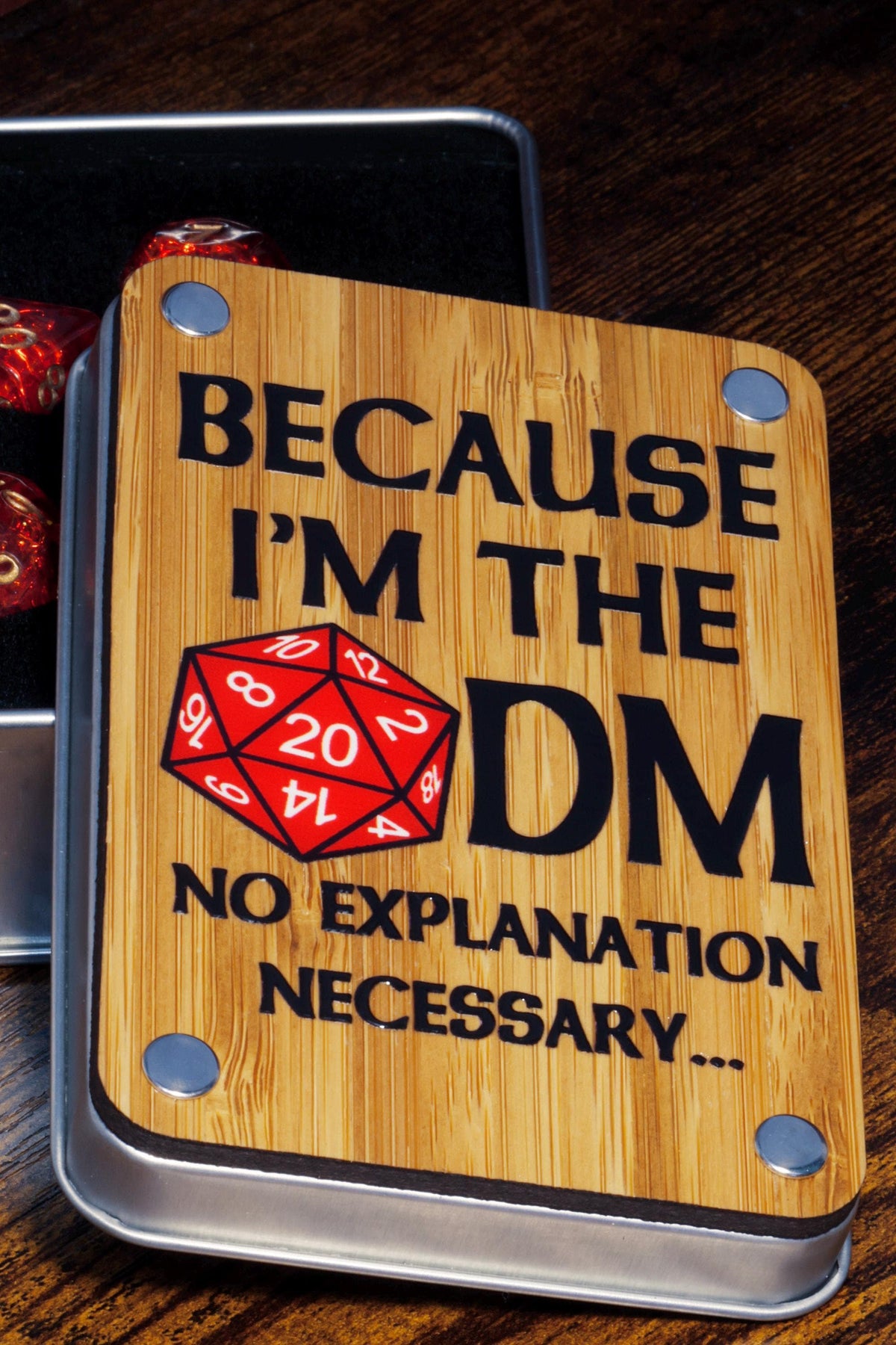 Because I'm the DM Dice Box - The Wizard's Vault