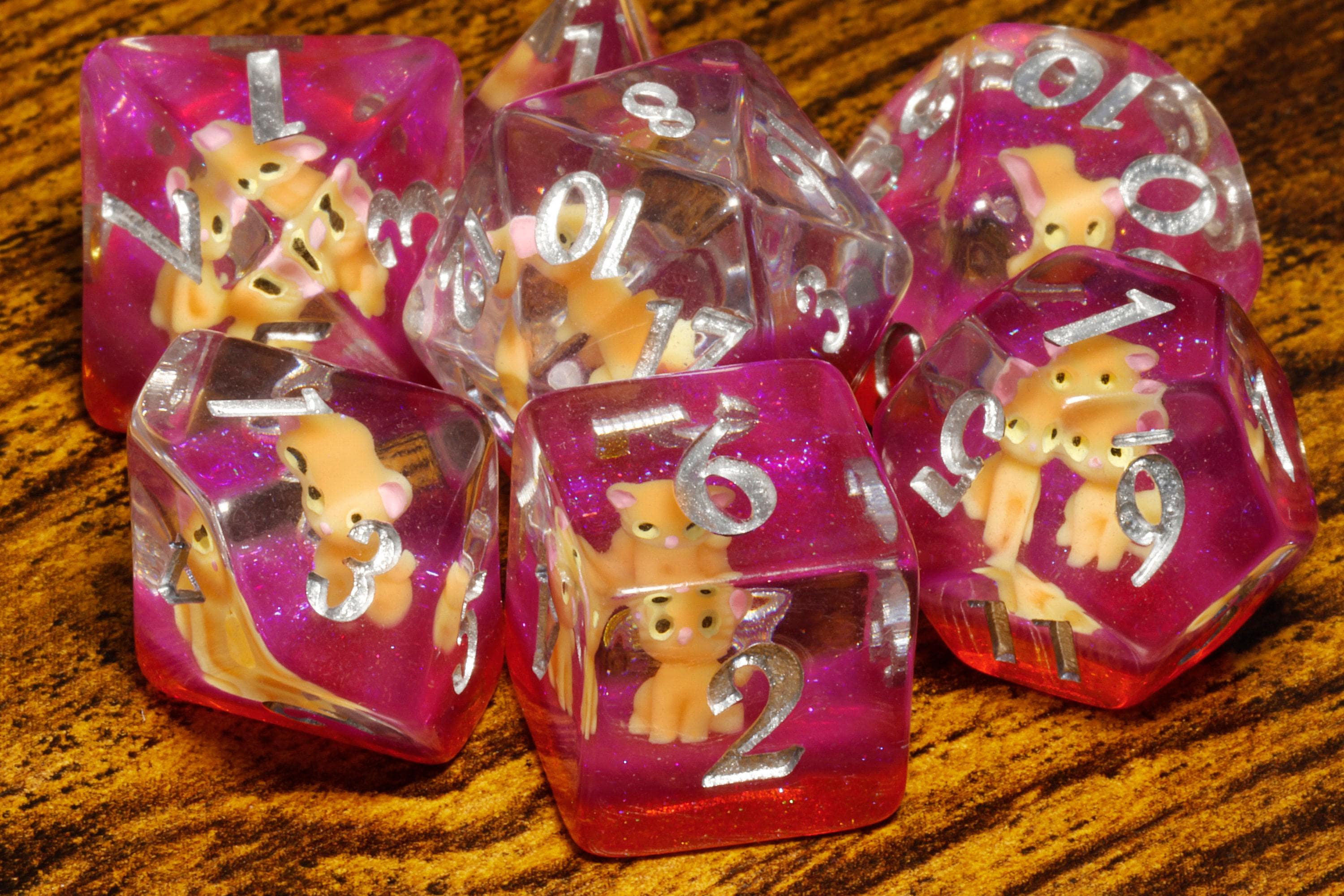 If It Fits I Sit Orange Tabby Dice Box