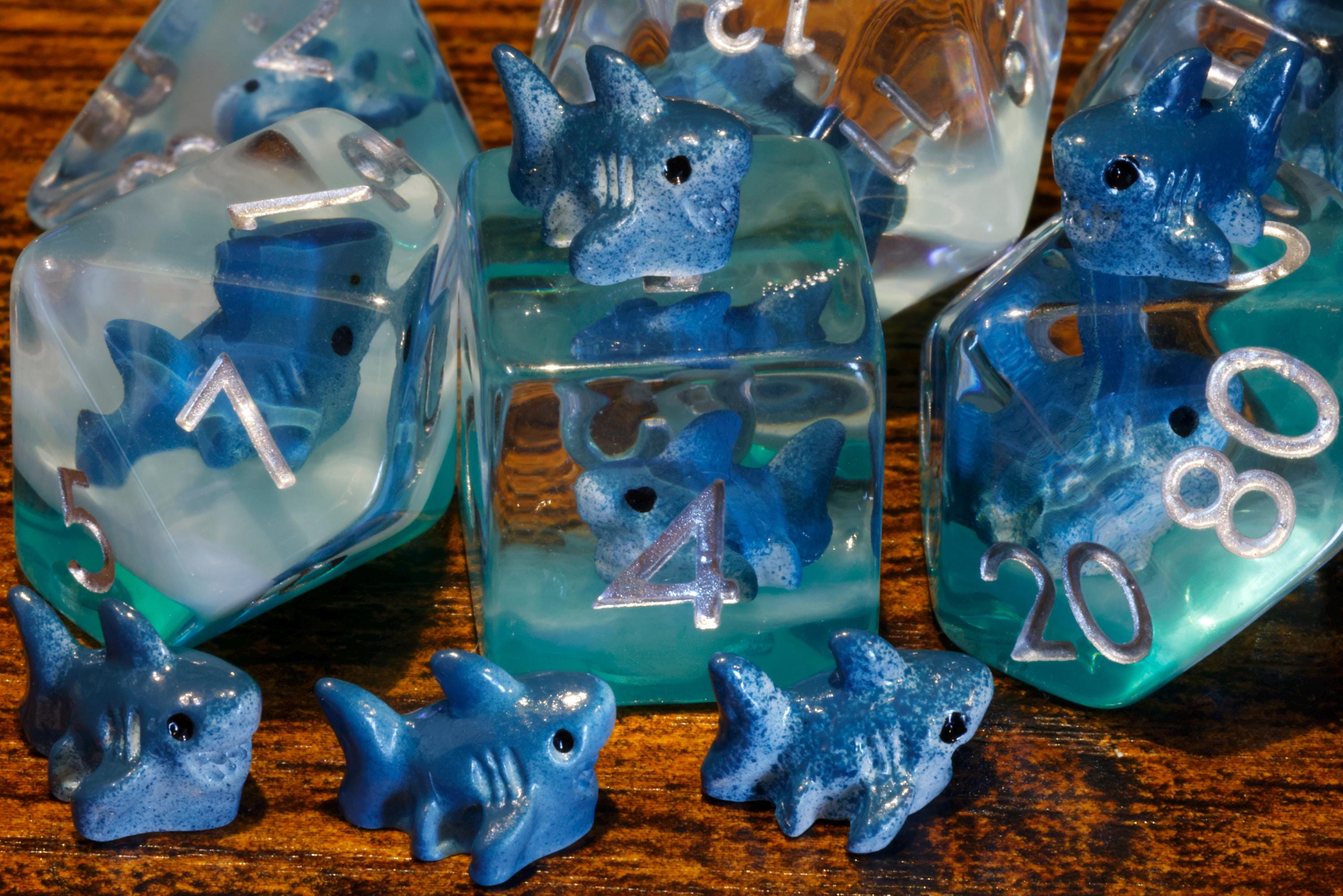Shark Warning Box and Shark Dice