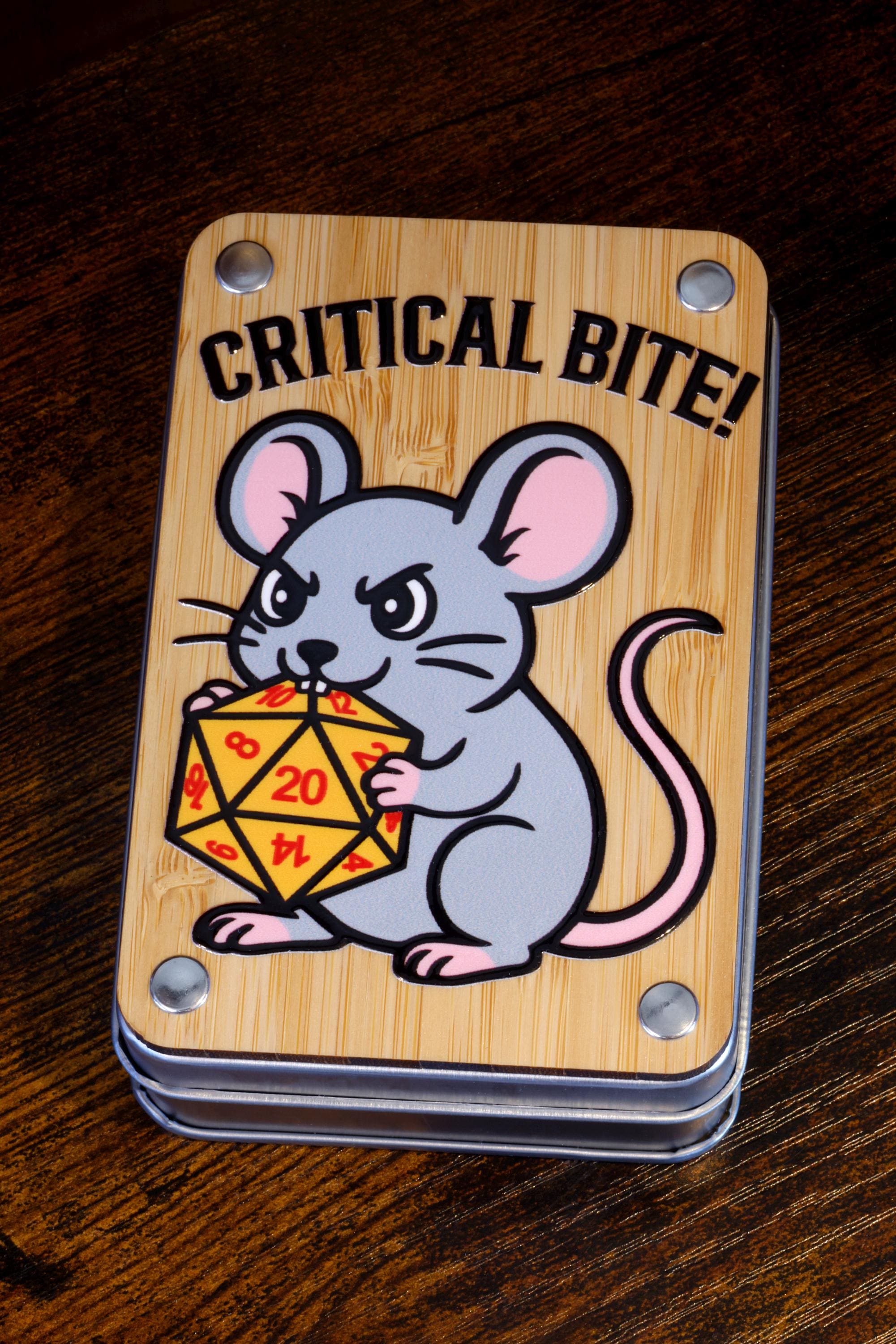 Critical Bite Mouse Dice Set and Box