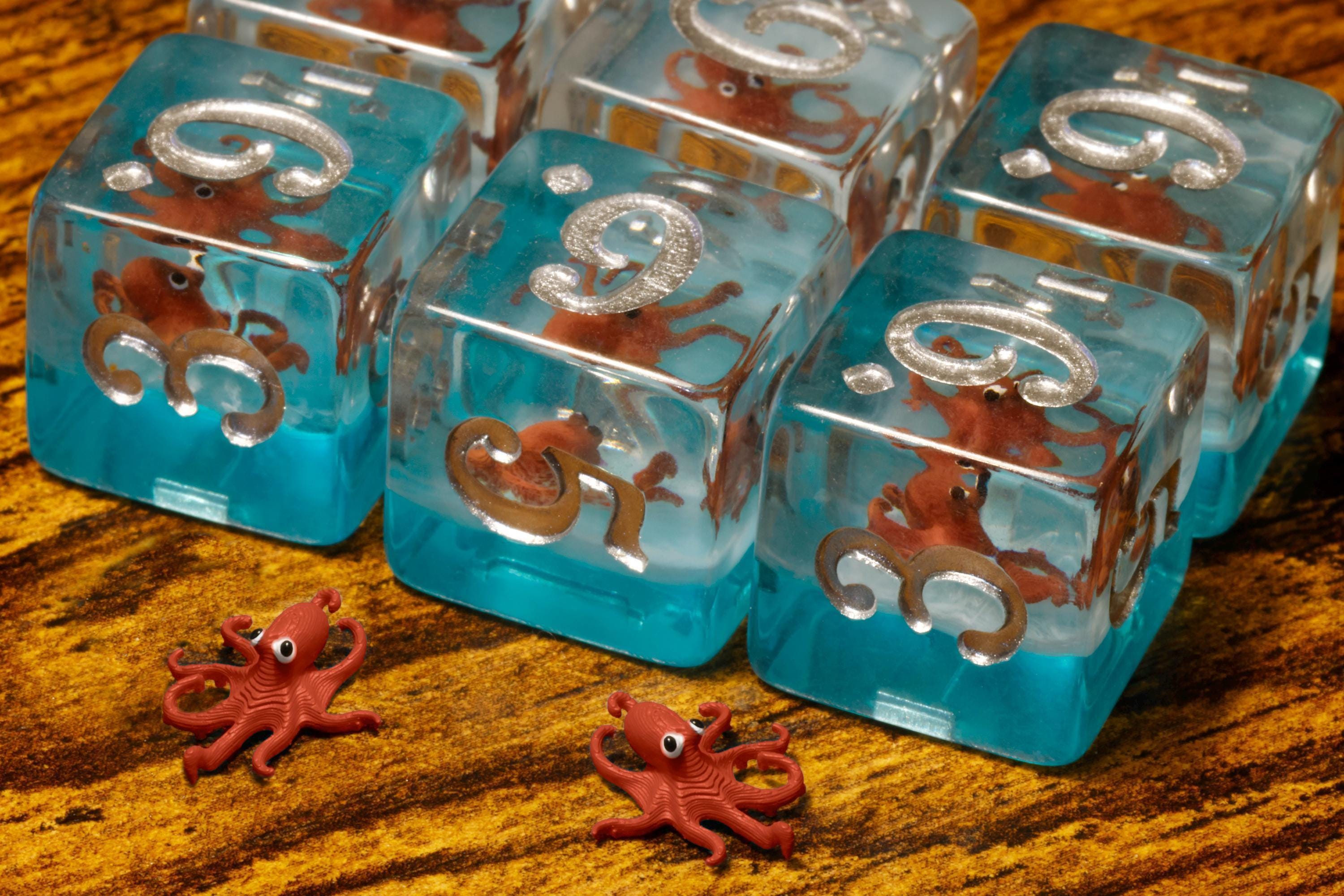 Octopus D6 dice