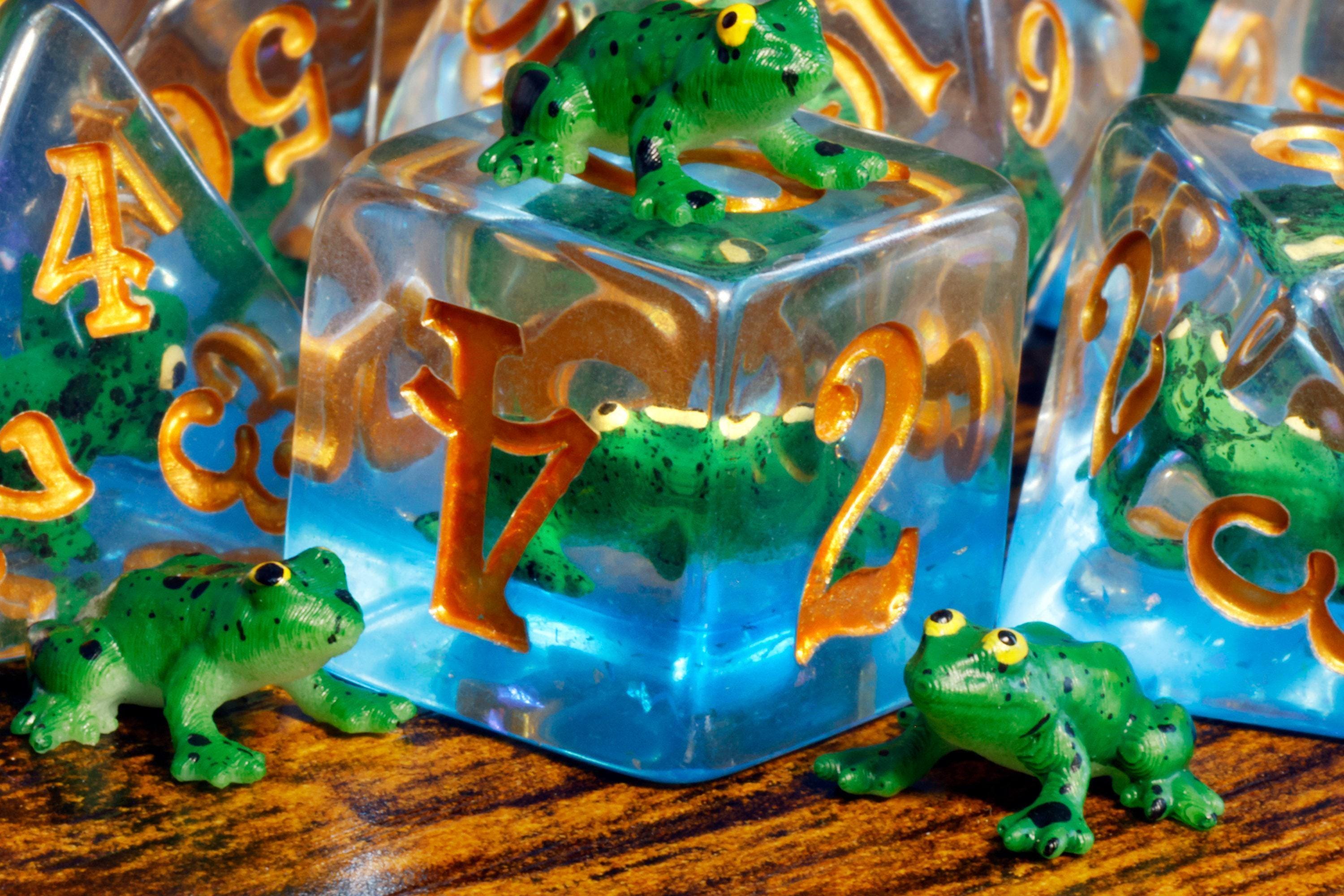 Natural History Frog Dice Box and Dice Set